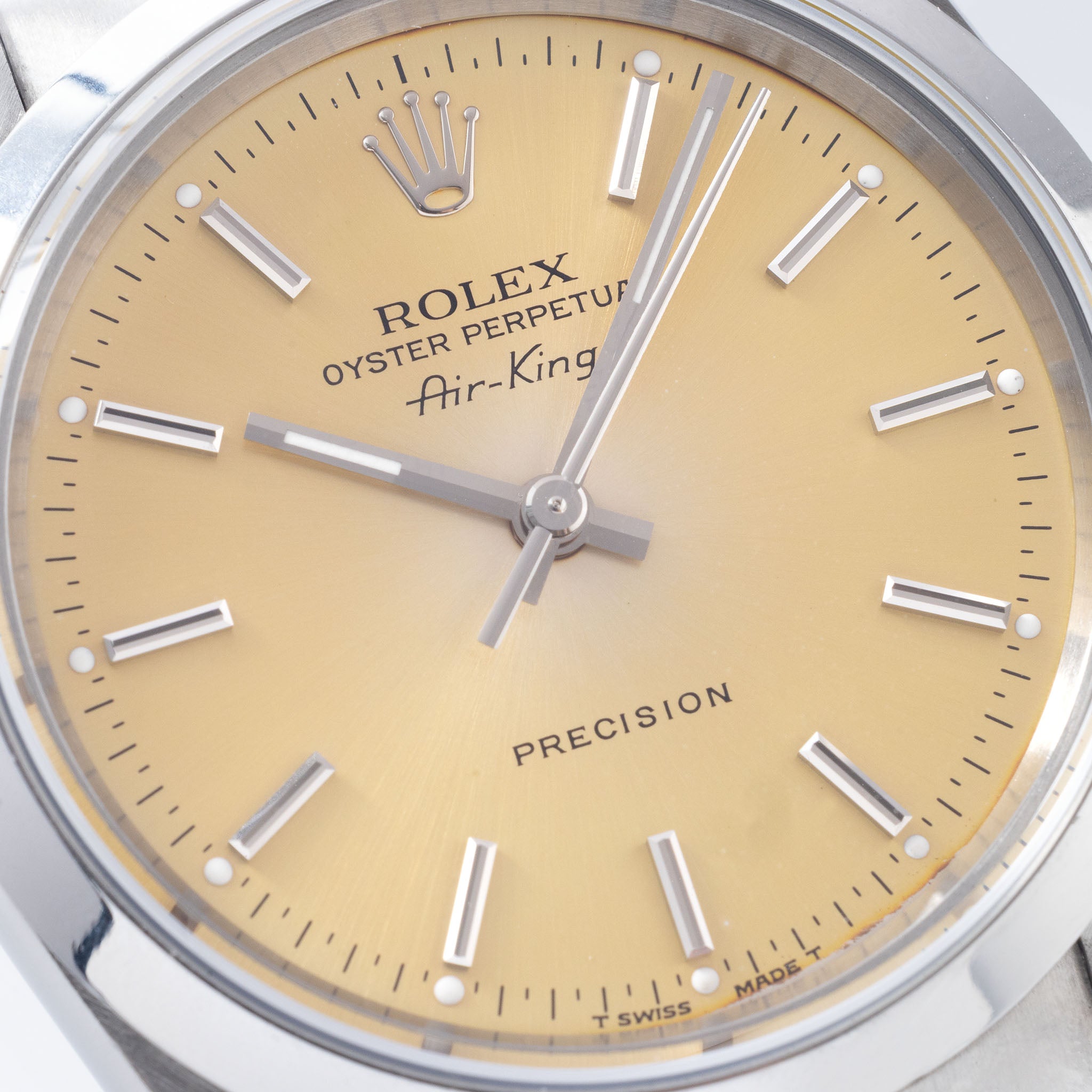 Rolex Air-King "Tropical Turned to Champagne" Dial Ref. 14000