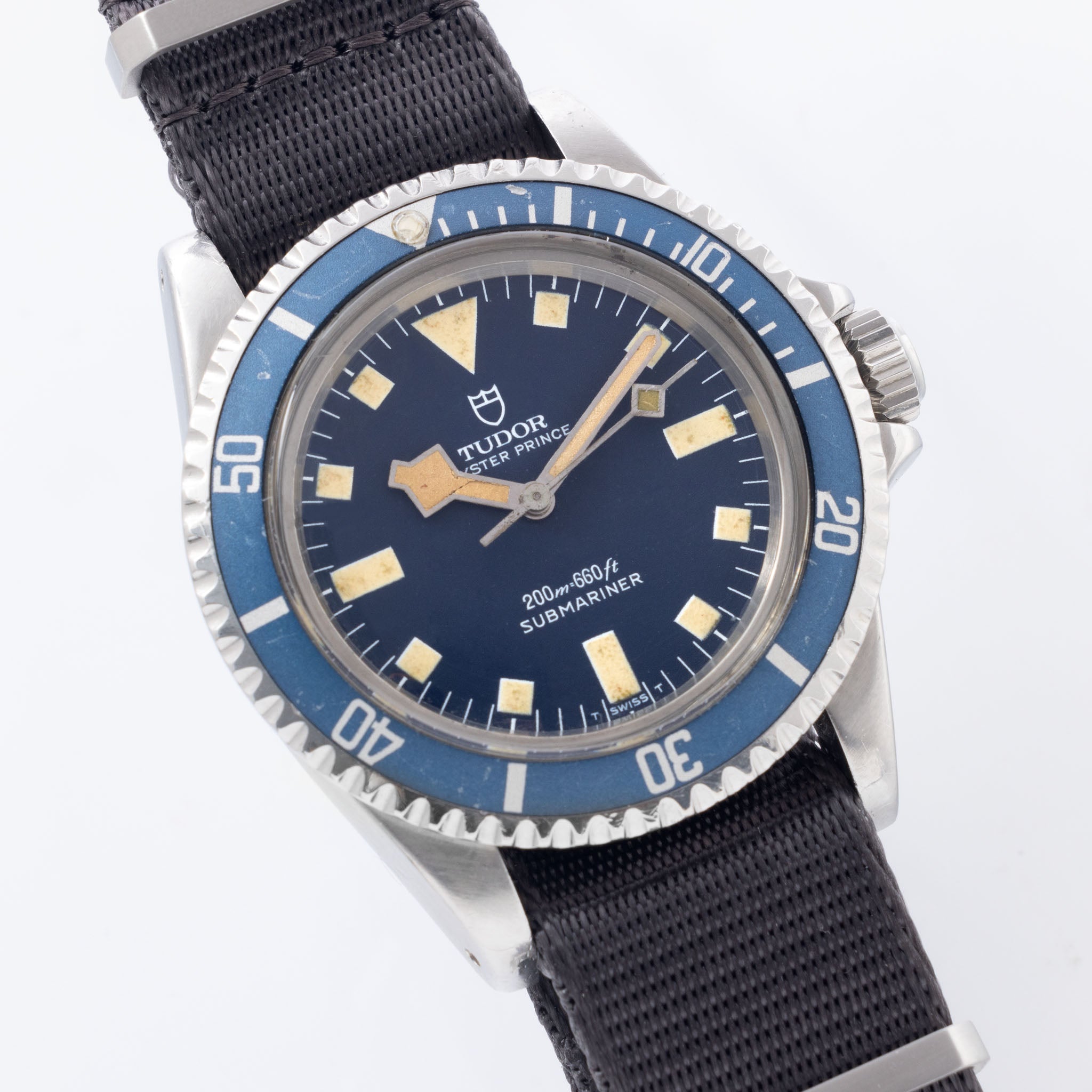 Tudor Marine Nationale MN 80 Snowflake Submariner 9401/ 0 with Copy of Ledgers