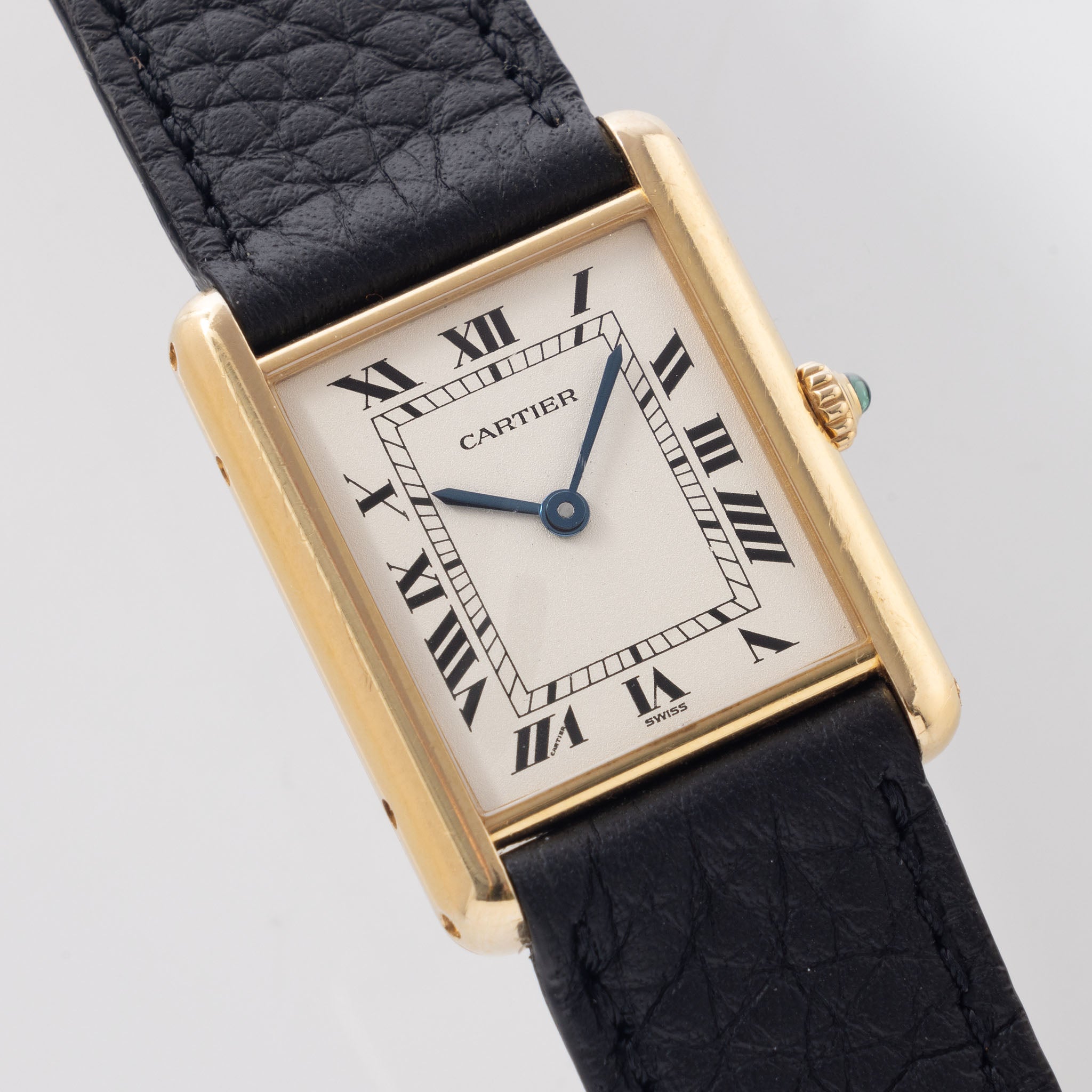 Cartier Tank Louis Silver Dial in 18k Yellow Gold Ref. 1140