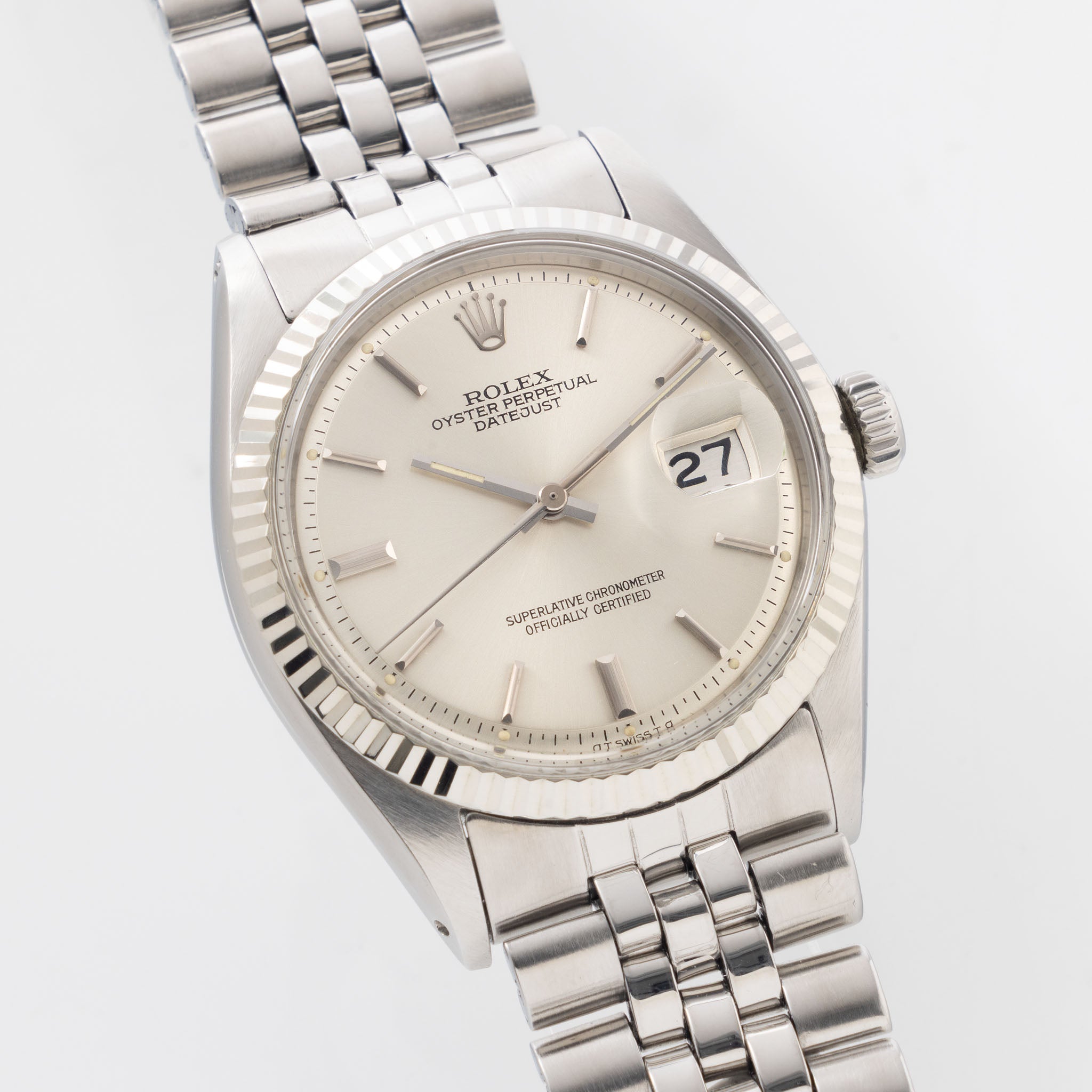 Rolex Datejust Silver Sigma Dial Ref. 1601