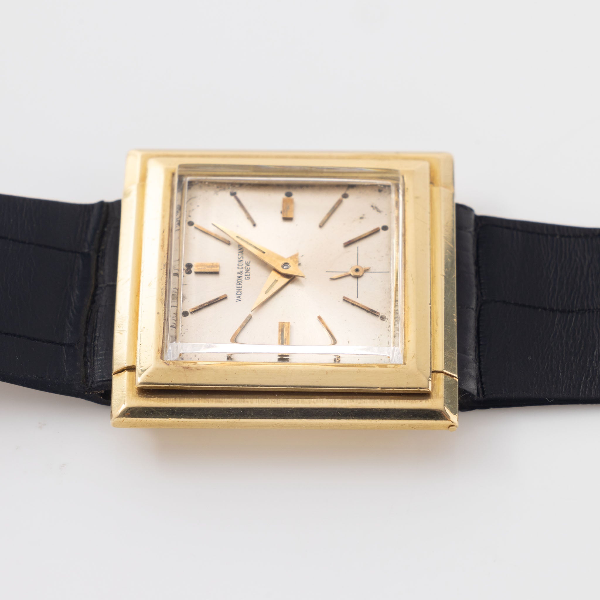 Vacheron Constantin Square “Chevalet” or "Cabriolet" in 18K Yellow Gold Ref. 6665 Dress Watch