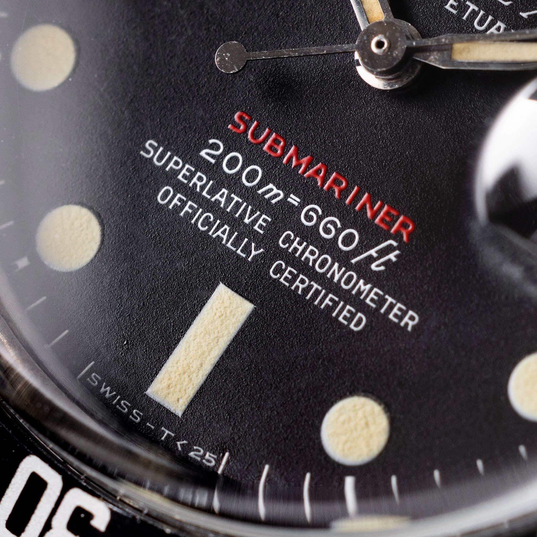 Rolex Submariner Date 1680 “Red Sub” Mk3 Meters First Dial