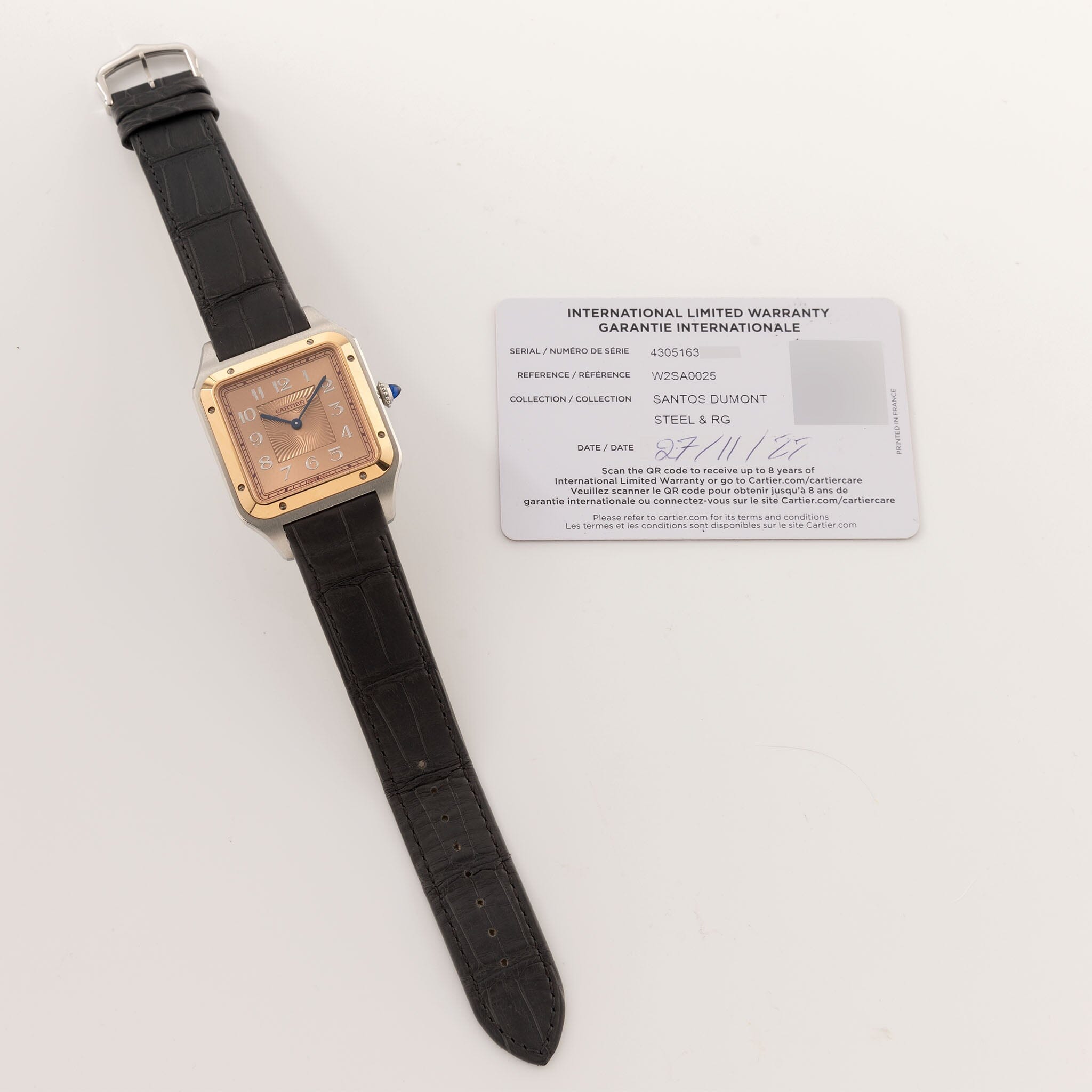 Cartier santos best sale dumont 15751