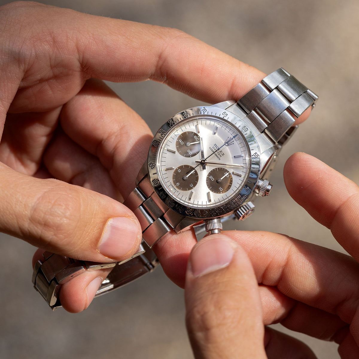 Rolex Cosmograph Daytona 6265 Mk1 Tropical Silver Dial