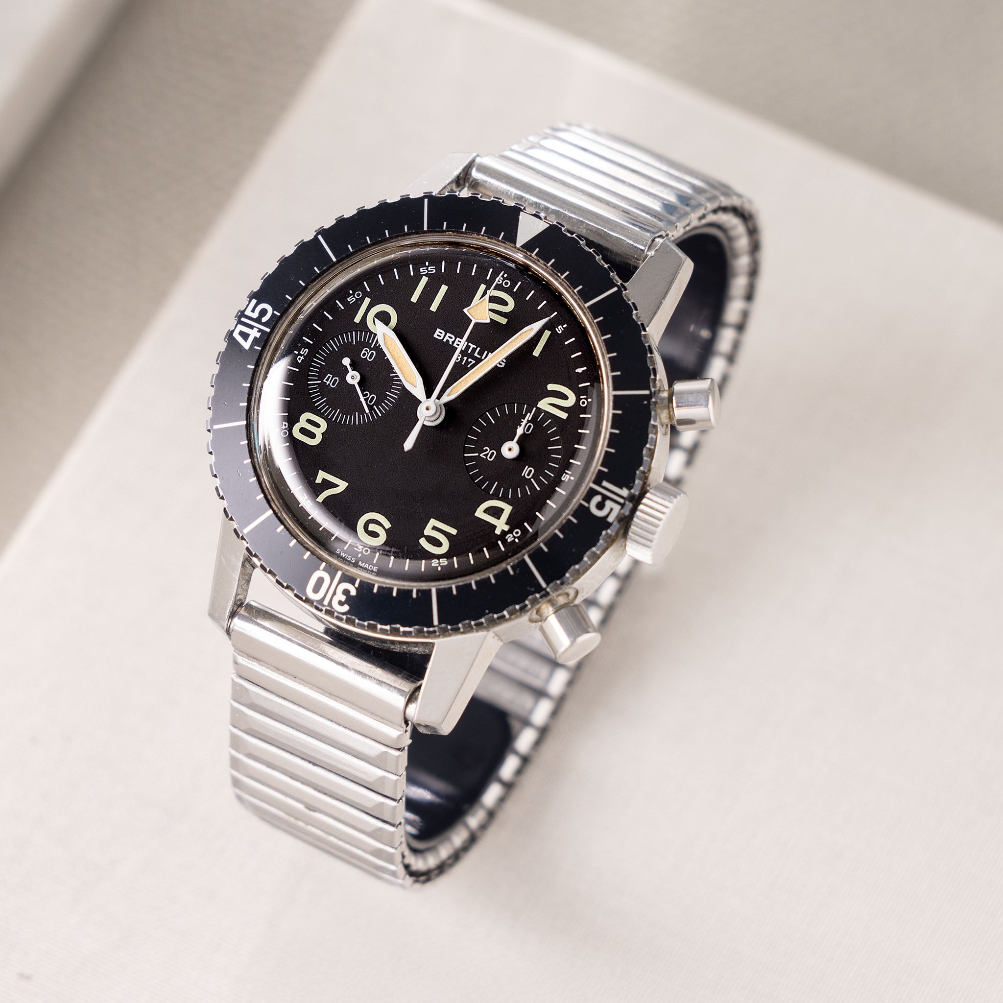 Breitling ref. 817 Italian Army Issued Chronograph with Original Box