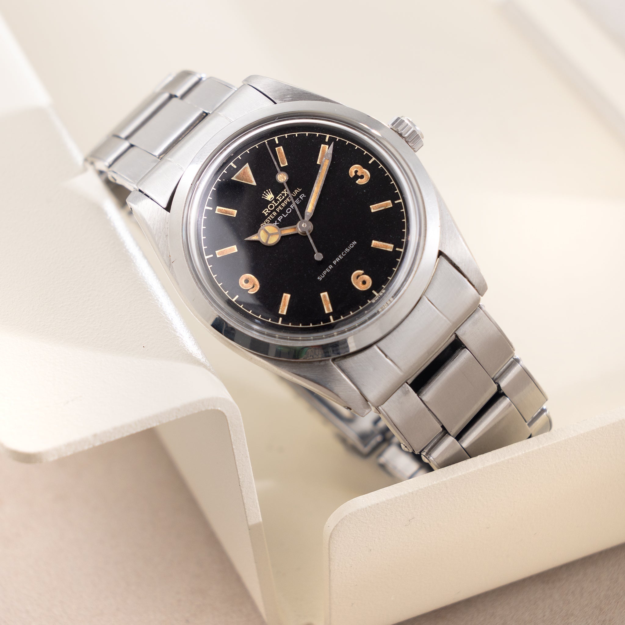 Rolex Explorer 5504 “Super precision” Gilt Chapter-ring Dial