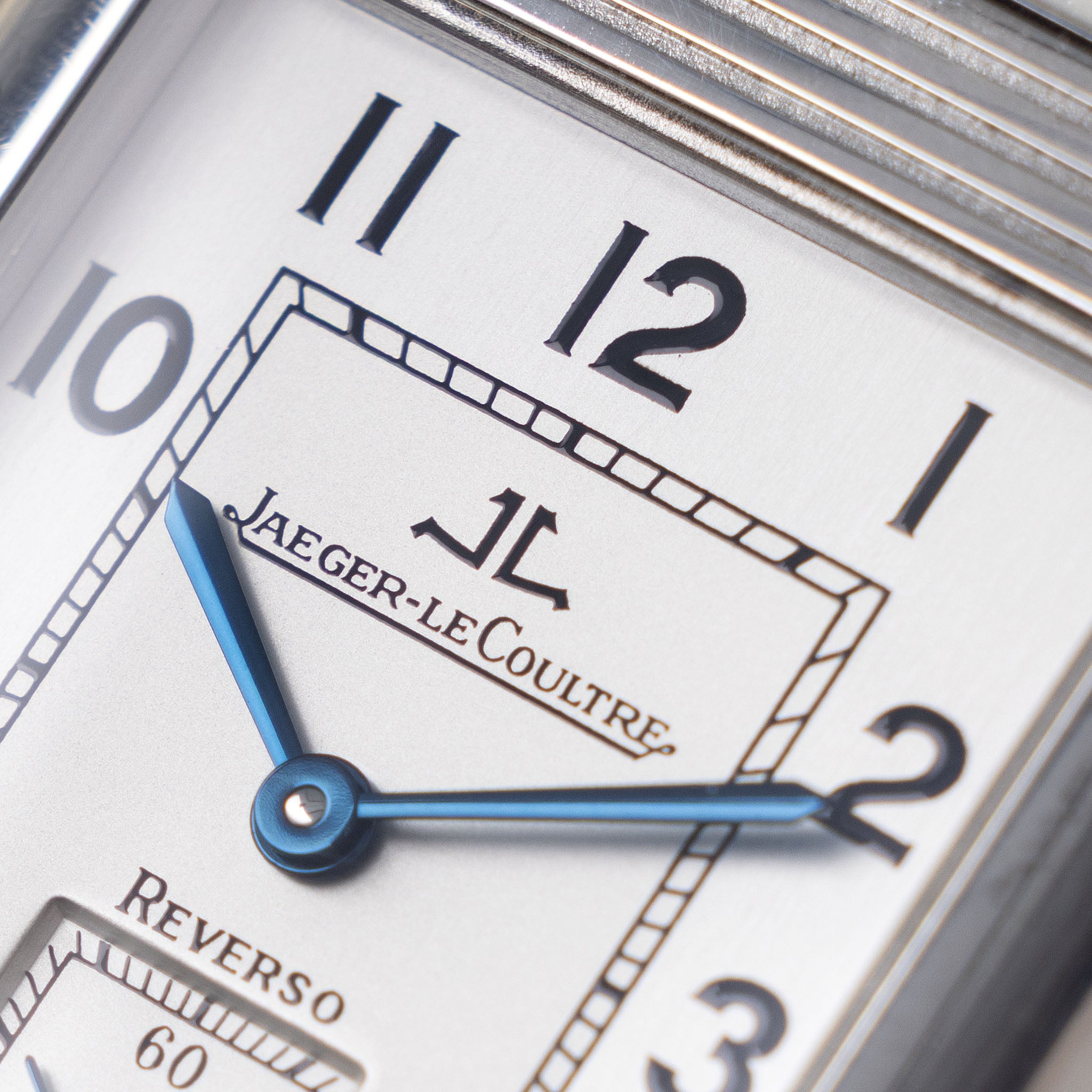 Jaeger LeCoultre Reverso “Grande Taille” Two-Tone Silver Dial ref. 270.8.62 Box and Papers Set