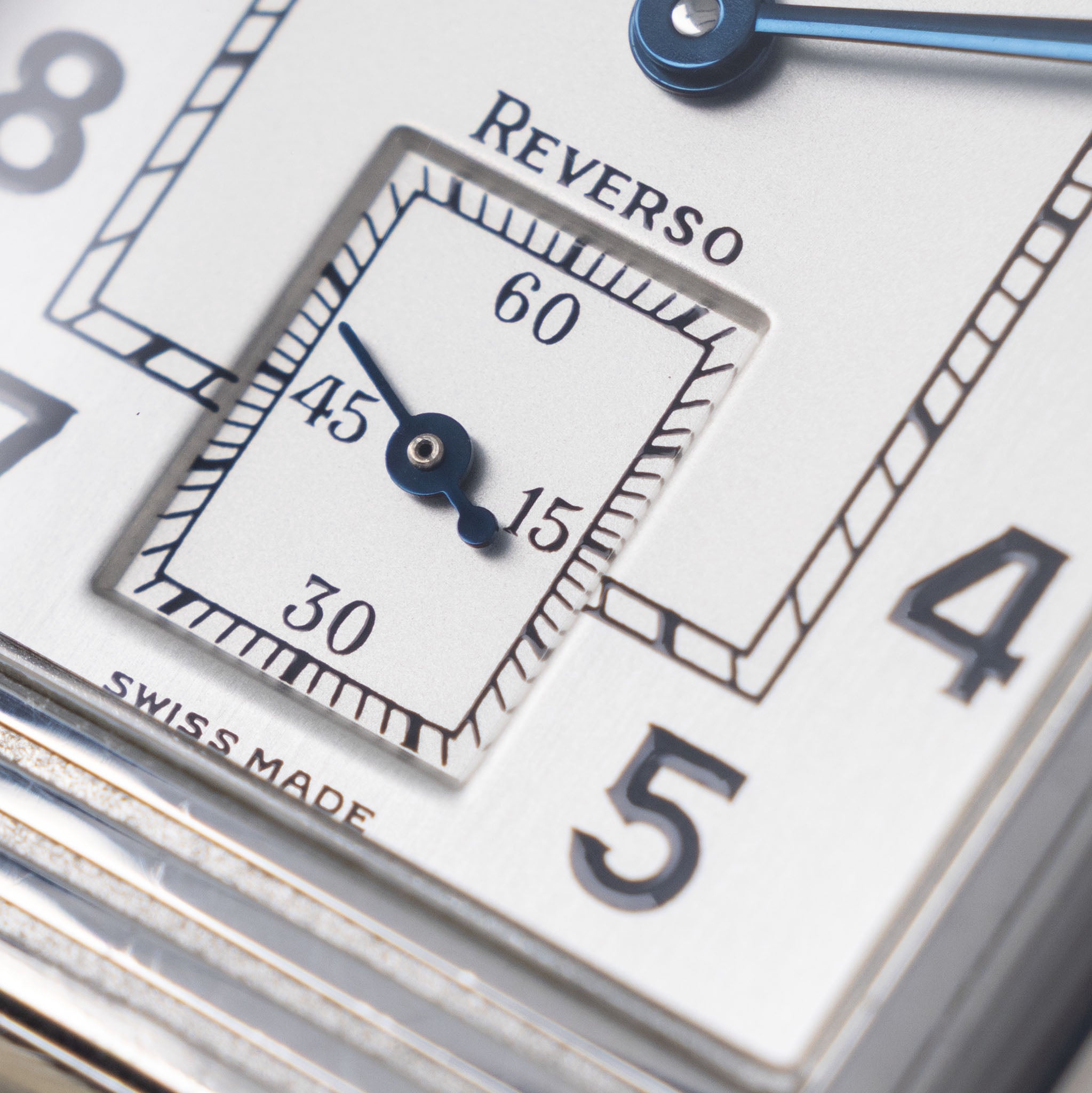 Jaeger LeCoultre Reverso “Grande Taille” Two-Tone Silver Dial ref. 270.8.62 Box and Papers Set