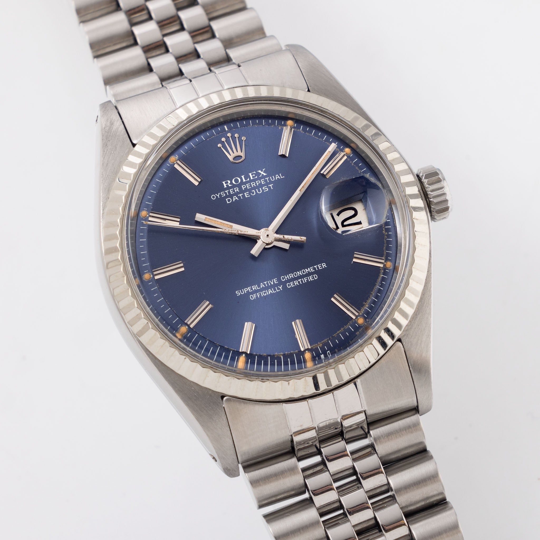Rolex Datejust 1601 Blue Sigma Soleil Dial