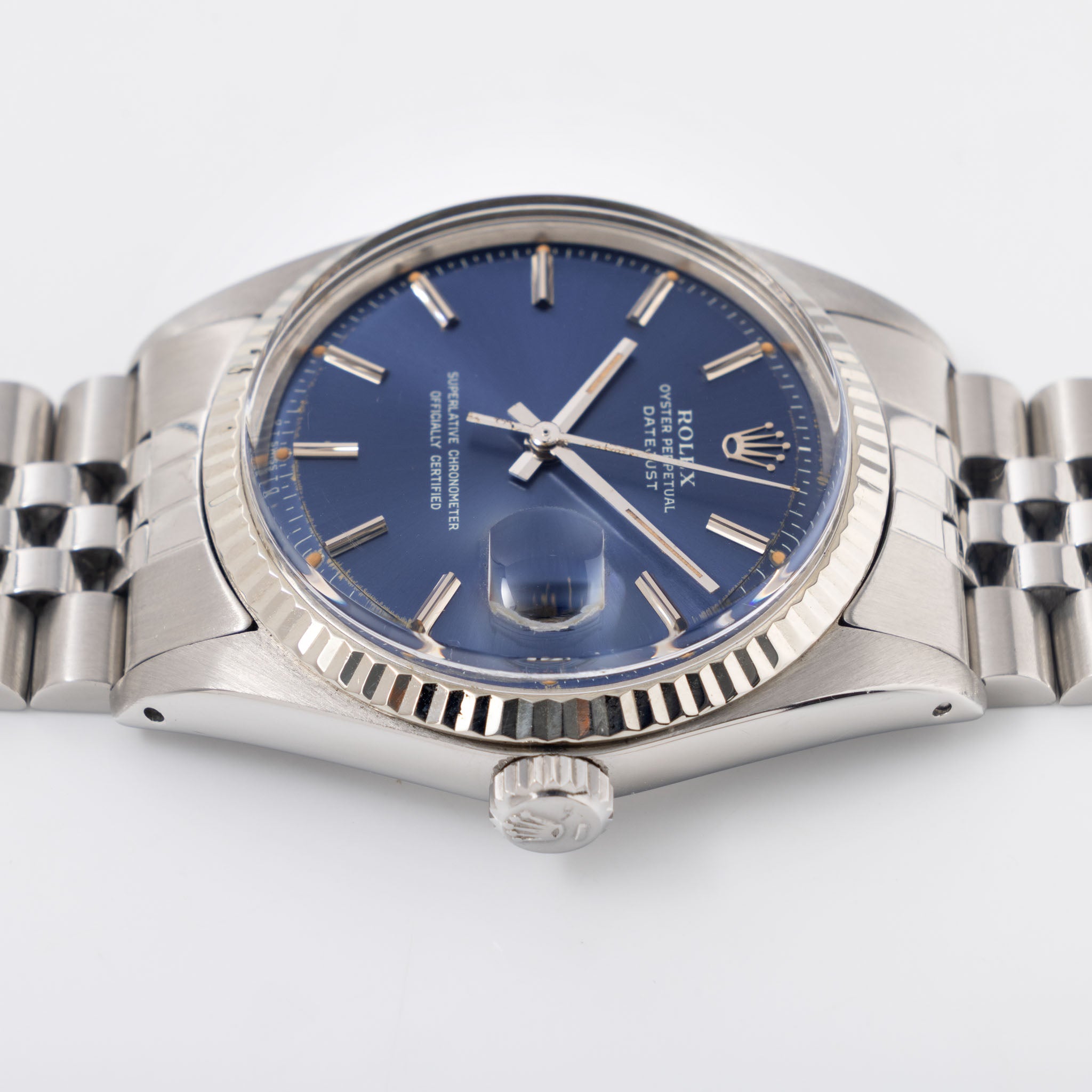 Rolex Datejust 1601 Blue Sigma Soleil Dial