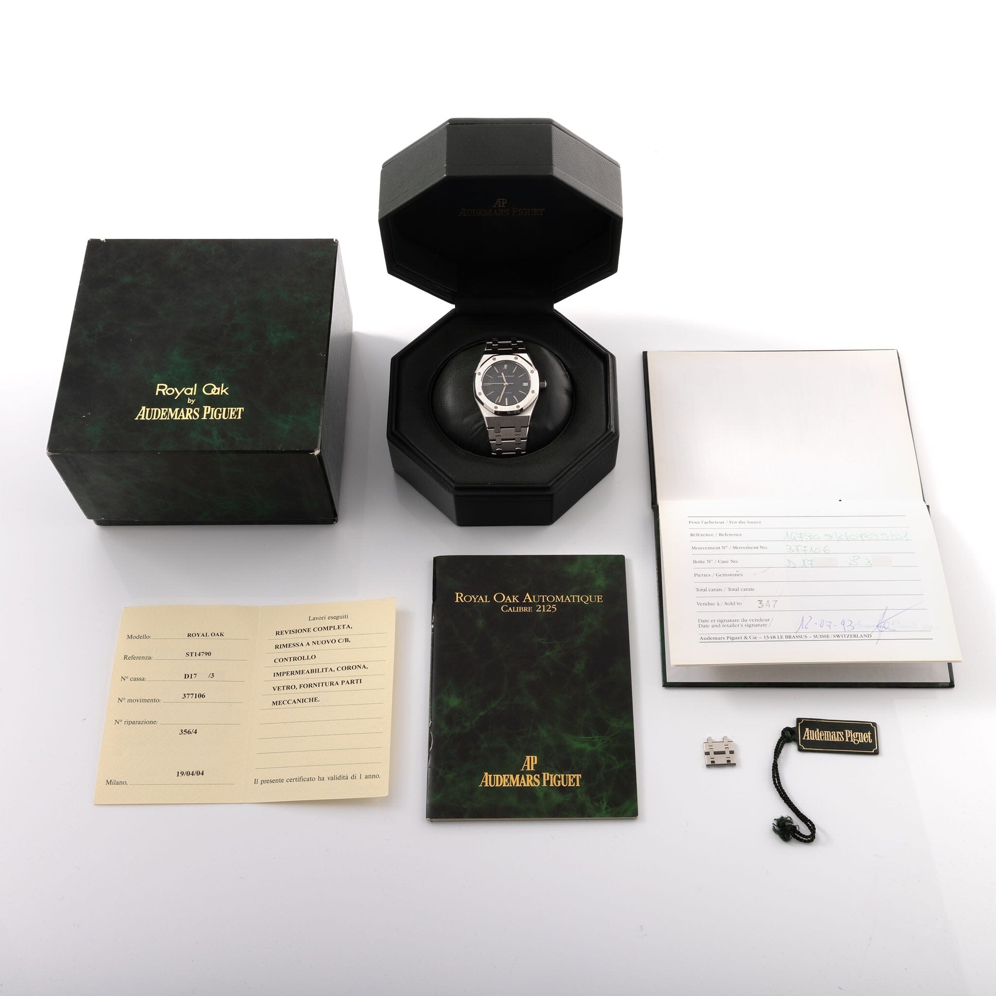 Audemars Piguet Royal Oak 14790ST rare MK1 Box and Papers Set