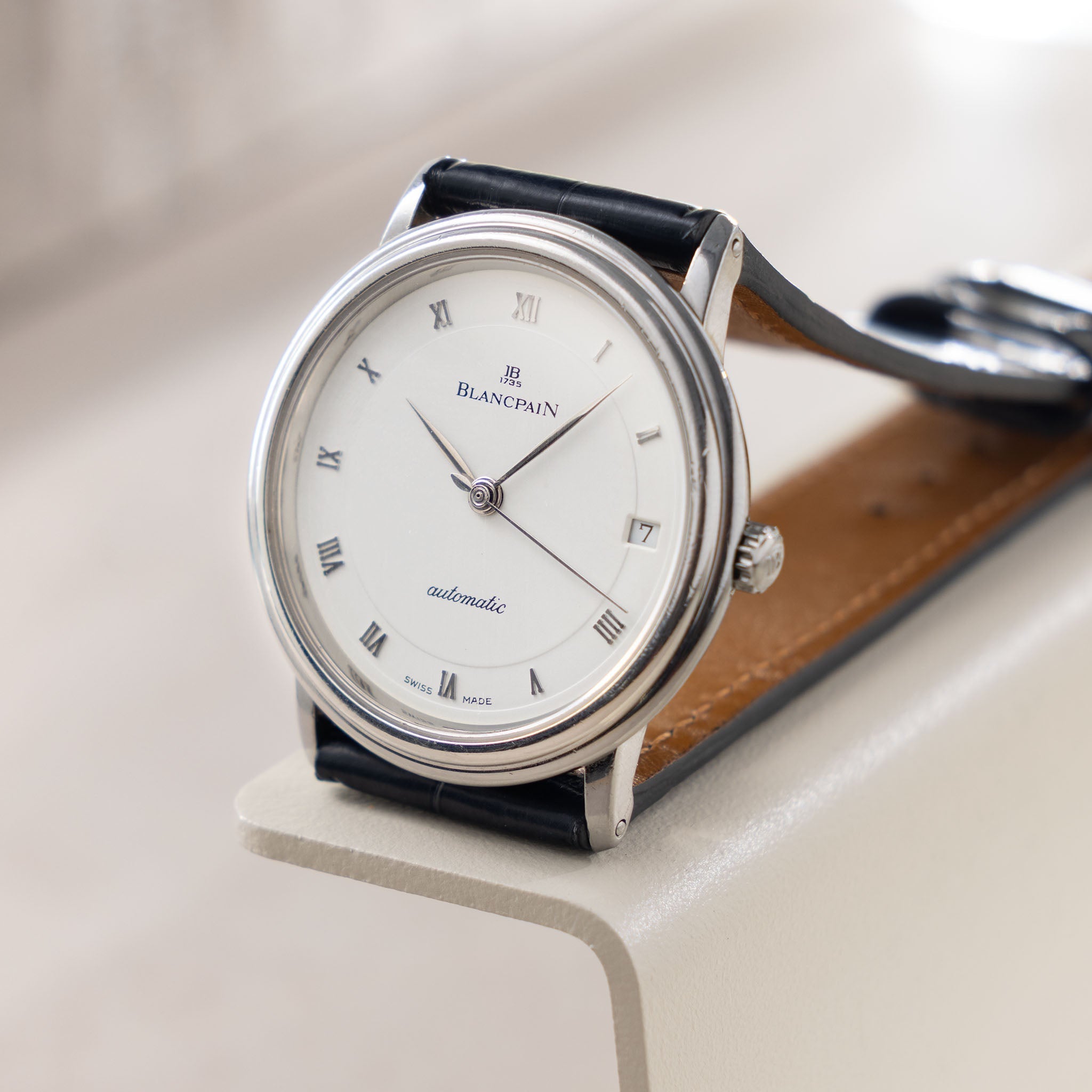Blancpain Automatic Villeret Ultra-slim Dresswatch white dial ref. B0021 1127 55