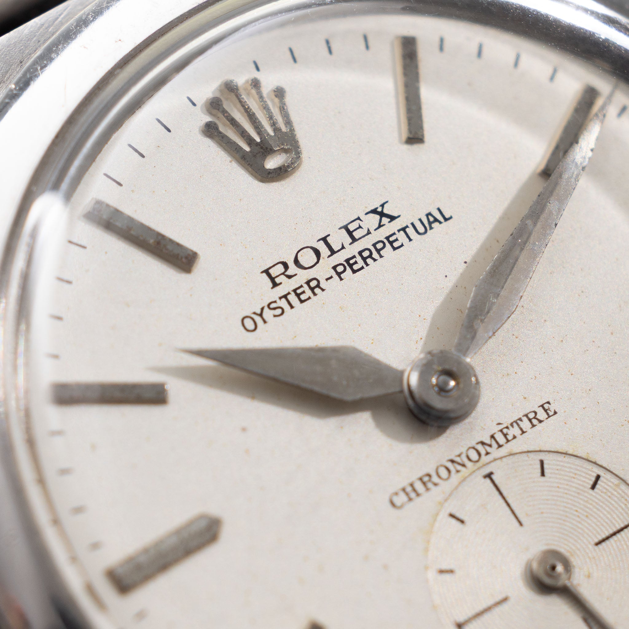 Rolex Oyster Perpetual "Bubble Back" Silver Dial in steel ref. 2764