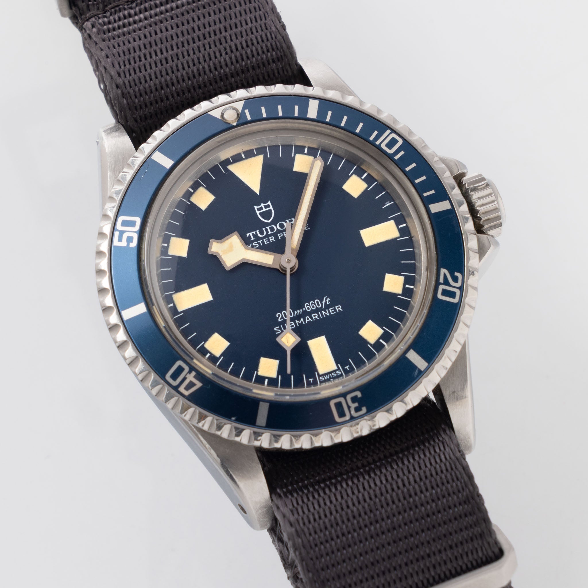 Tudor Submariner MN 76 Snowflake Blue Dial Marine Nationale ref. 9401/0