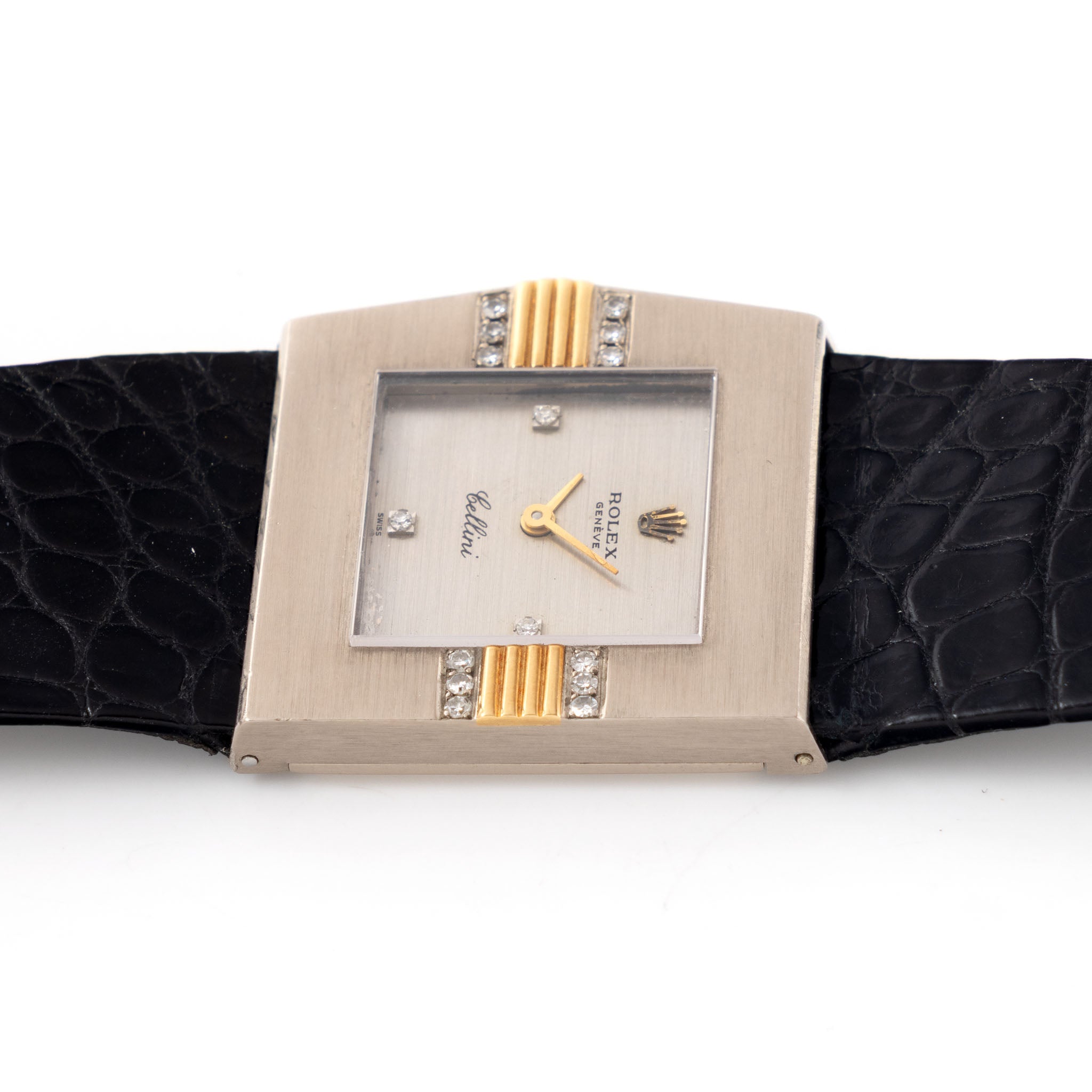 Rolex Cellini King Midas ref. 4143 Asymmetric in 18k White Gold 