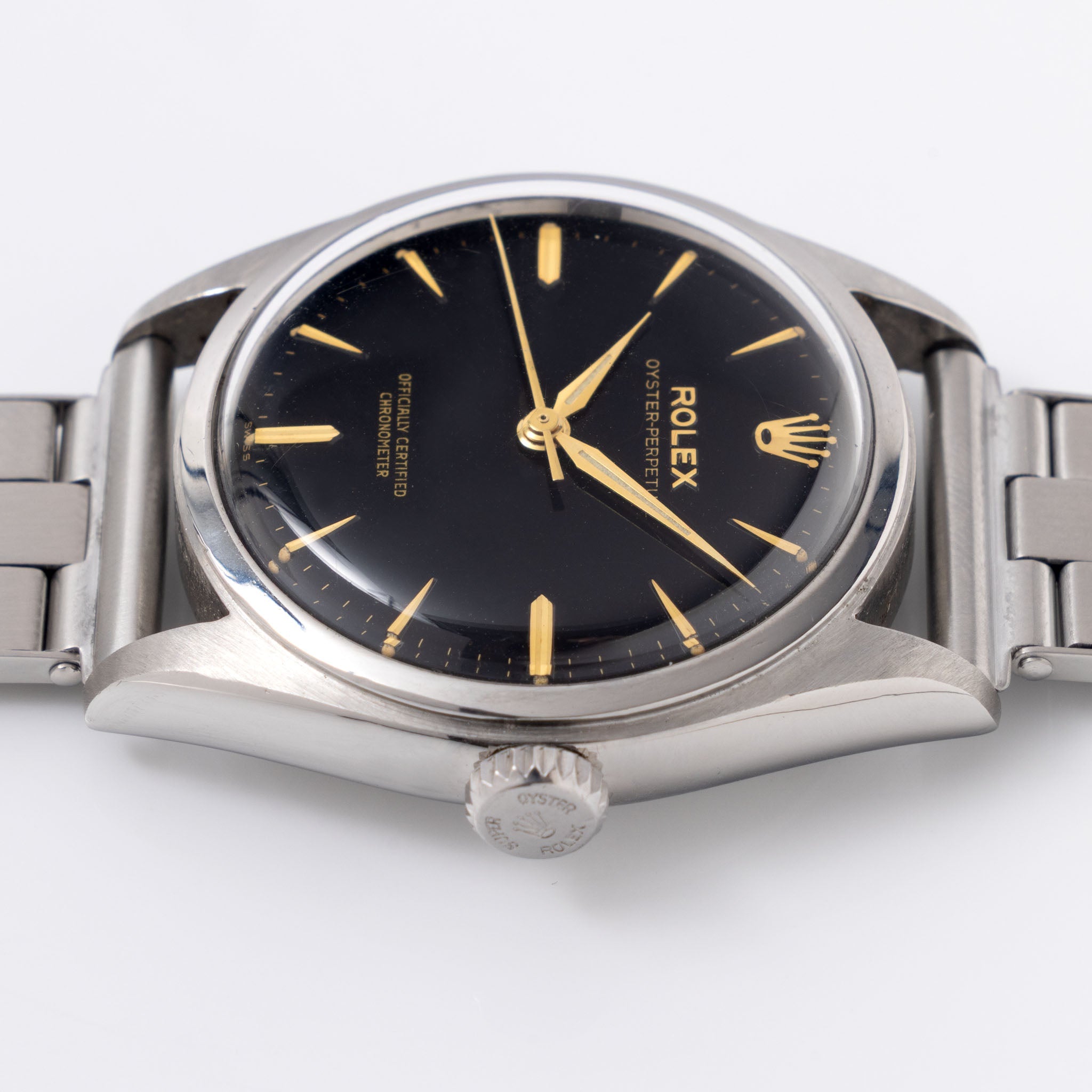 Rolex Oyster Perpetual 6084 Gilt Dial Ovetto 