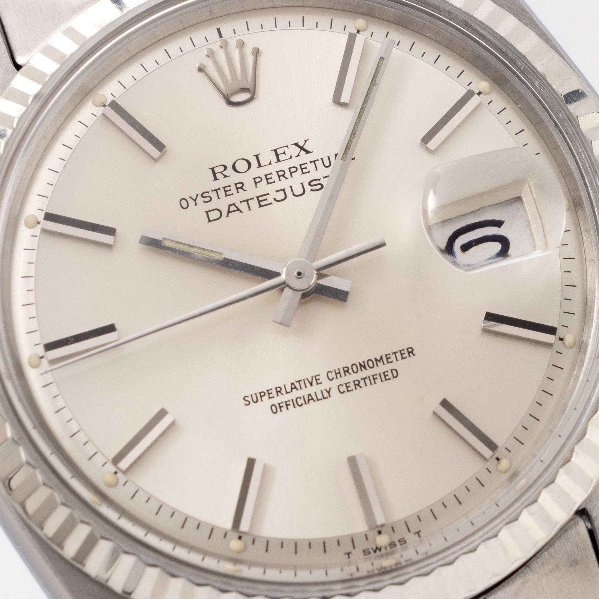 Rolex Datejust Silver dial ref 1601