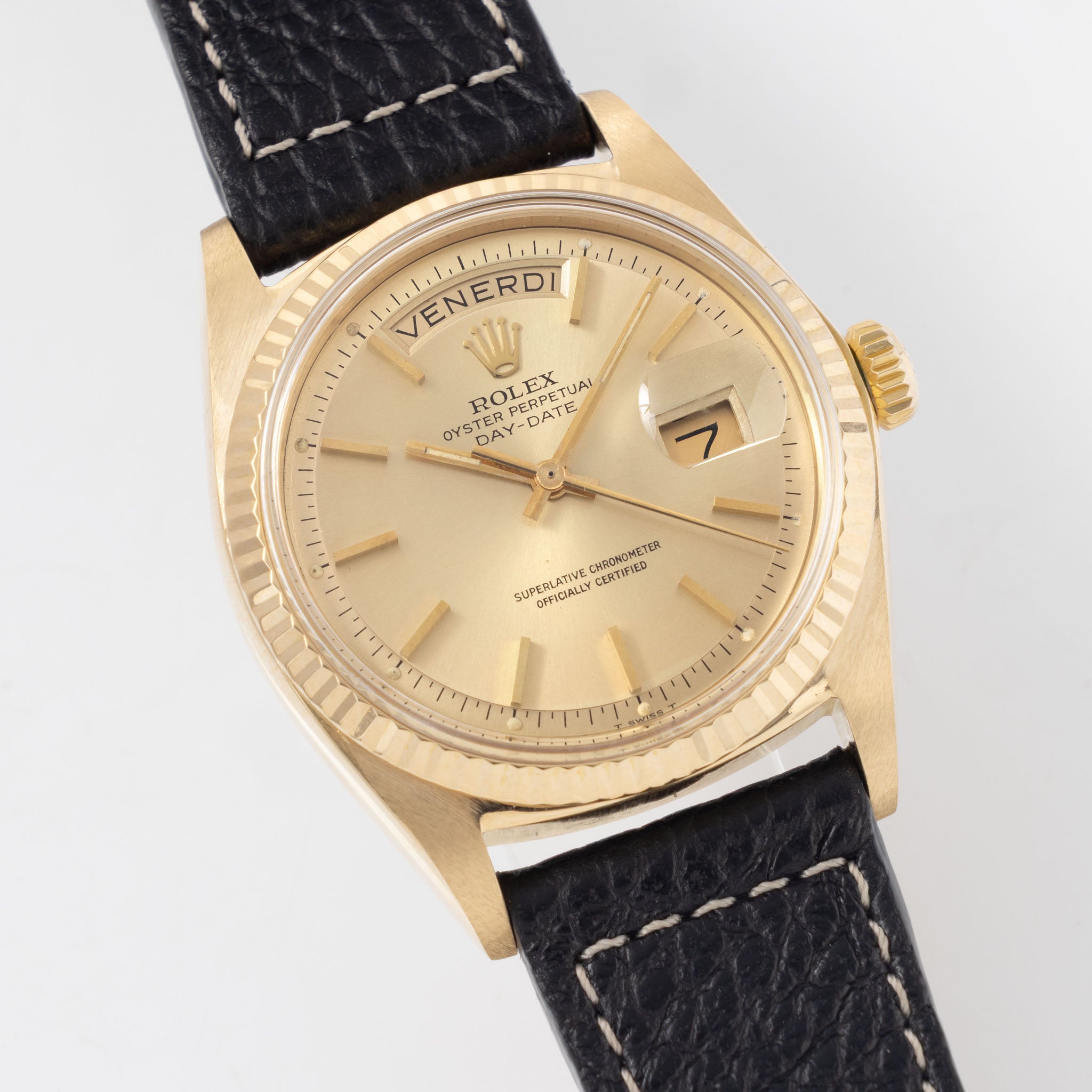 Rolex Day-Date 1803 Champagne Dial in 18k Yellow Gold