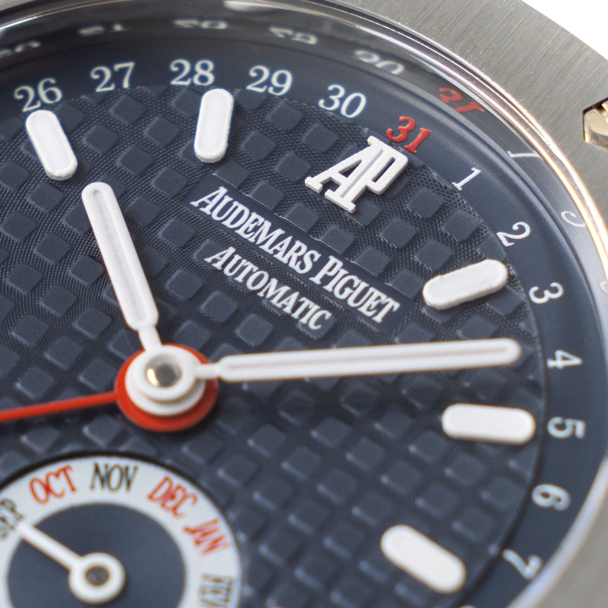 Audemars Piguet Royal-Oak Annual Calendar Blue Dial with AP service Invoice ref. 25920ST