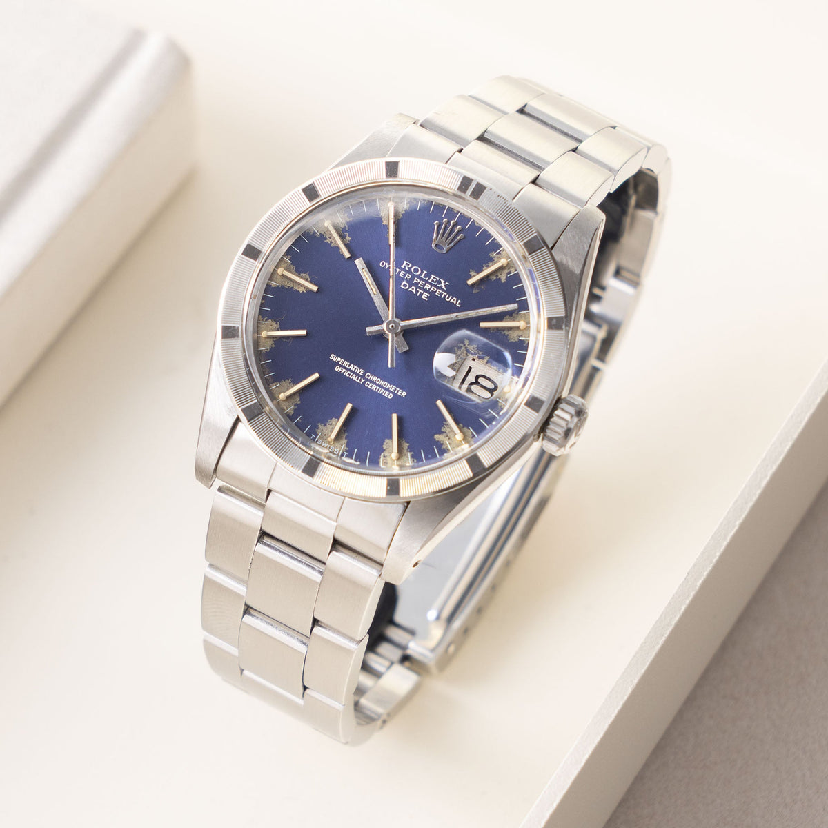 Rolex Oyster-Perpetual Date 1501 Blue Explosion