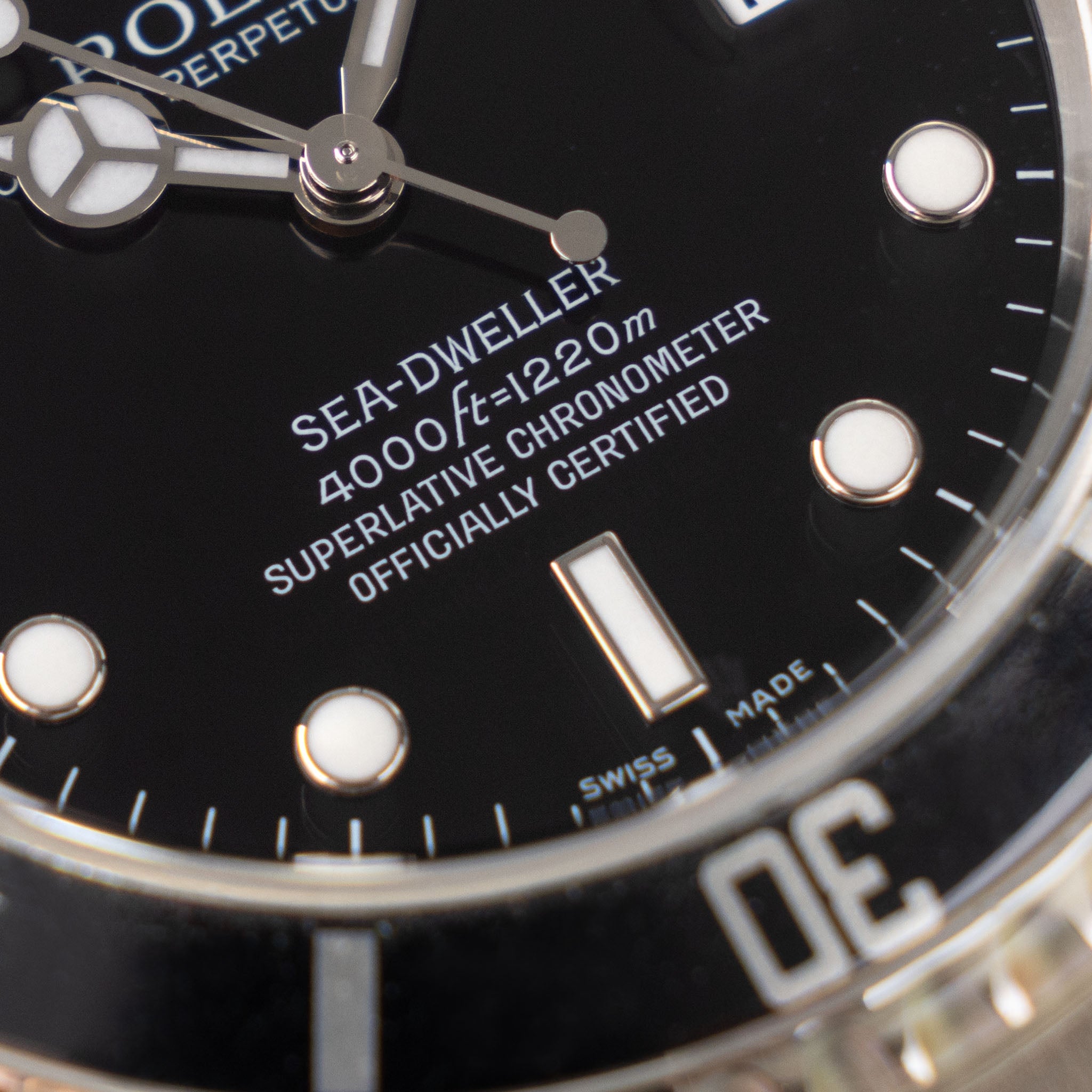 Rolex Sea-dweller ref 16600 Swiss Made Dial New Old Stock Box and Pape