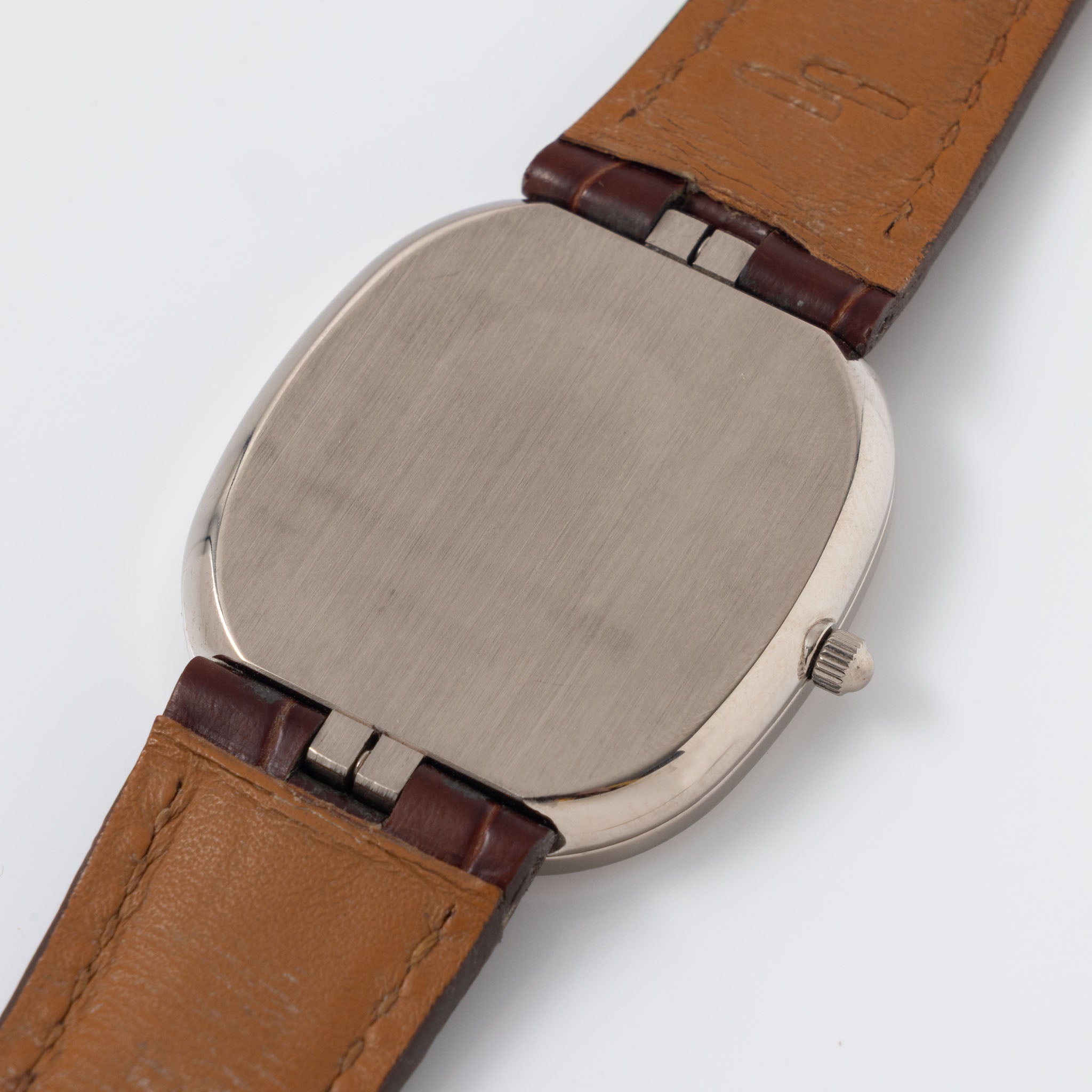 Patek Philippe Ellipse 3738G Grey Soleil Dial Jumbo Automatic in 18k W