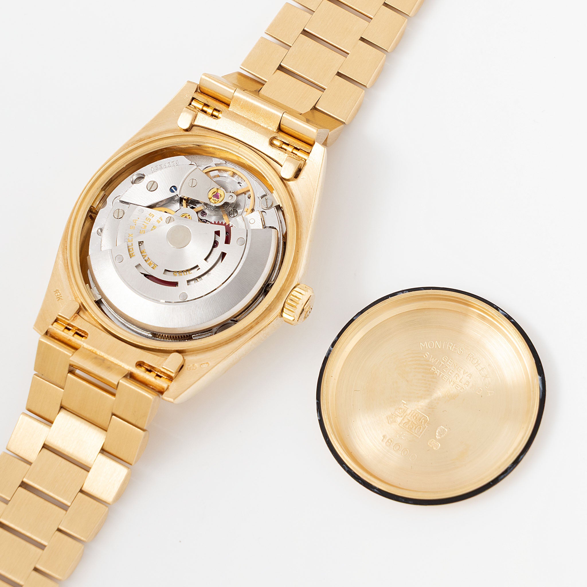 Rolex Day-Date 18038 Champagne Diamond Markers Dial 