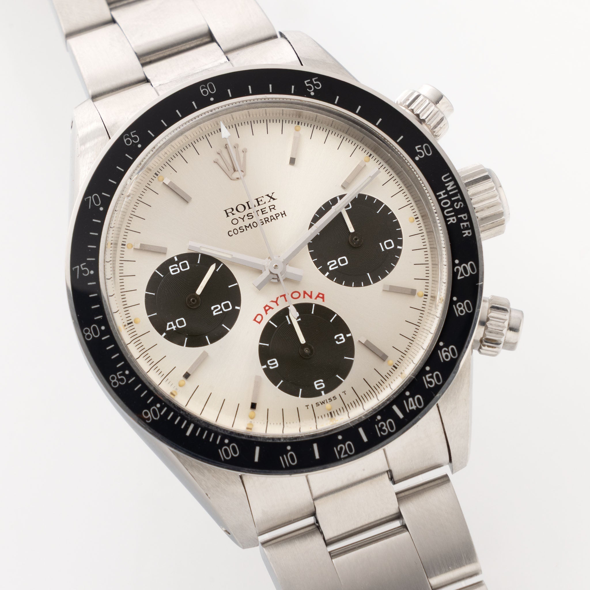 Rolex Cosmograph Daytona 6263 Big Red Floating Silver Soleil Dial