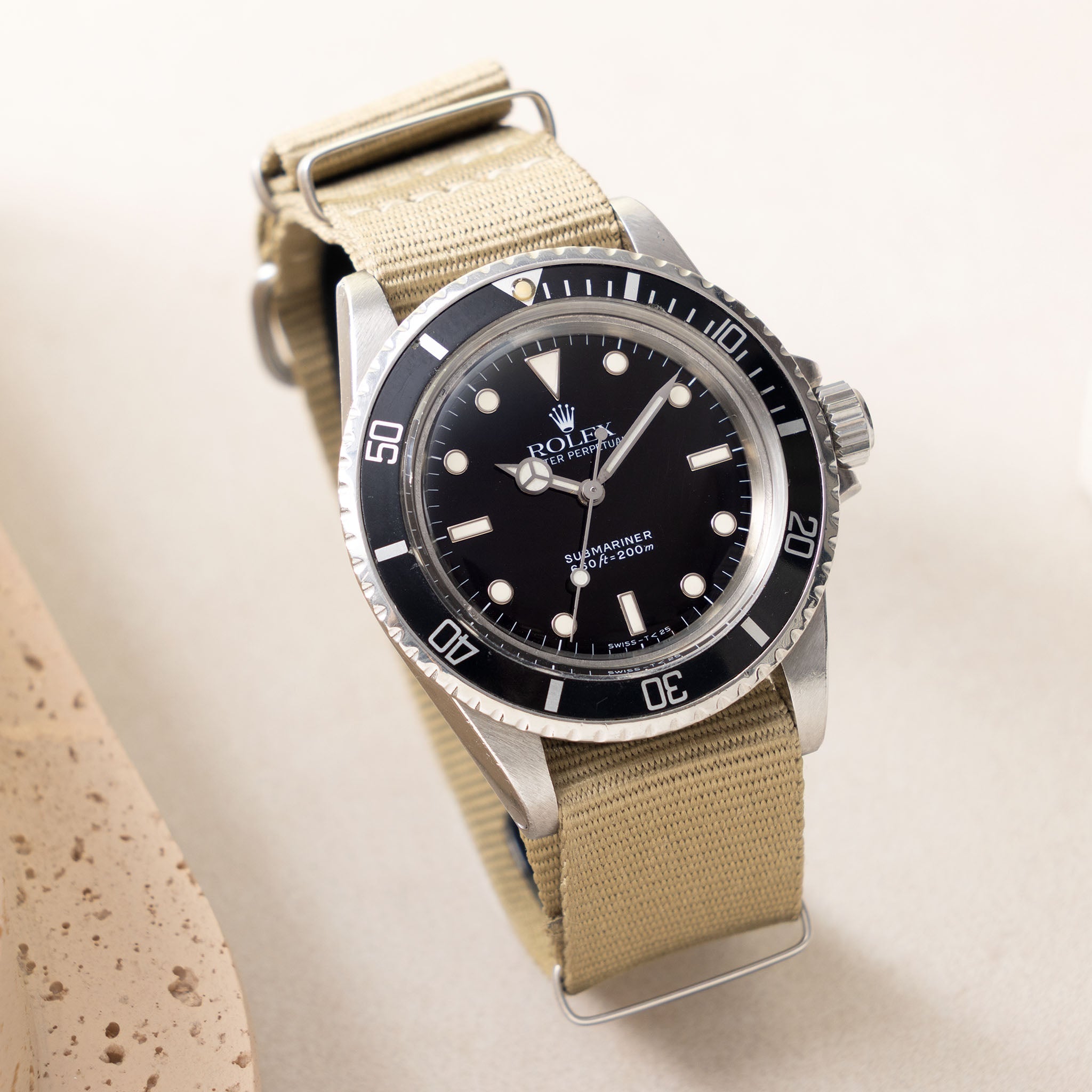 Rolex Submariner 5513 MilSub with Rolex Service Card