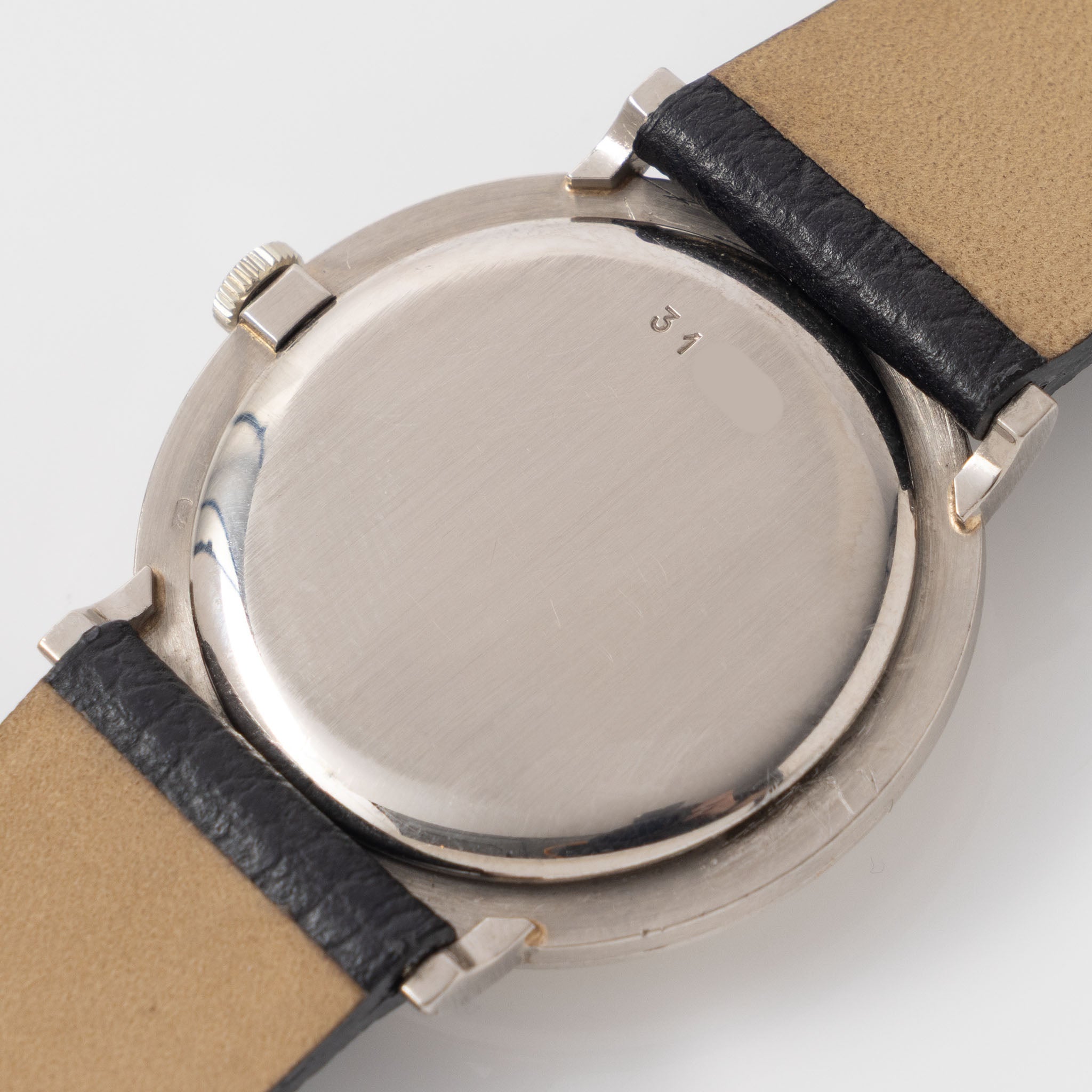 Audemars Piguet Ultra Thin Dress Watch in 18kt White Gold Silver Diamond  Markers Dial