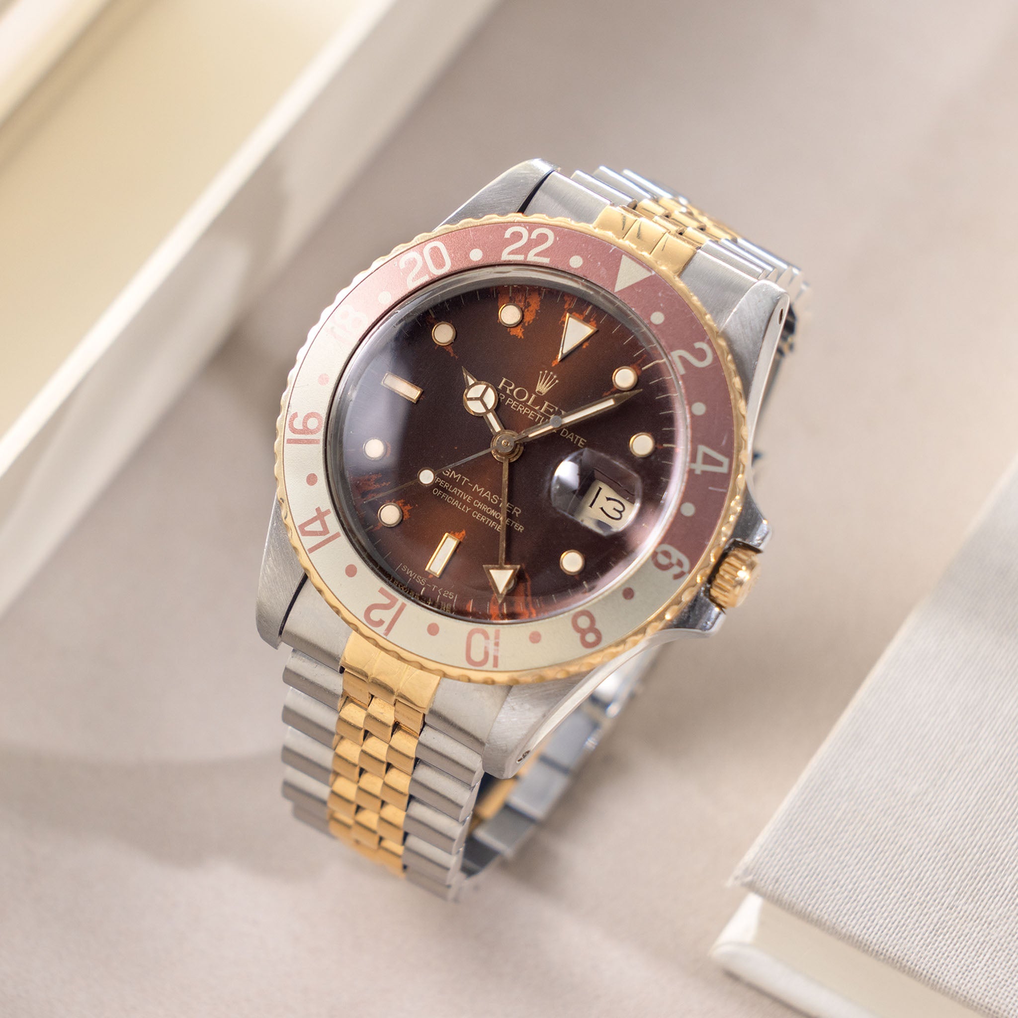 ROLEX ペンケース　ブラウン W-3719RolexGmt-