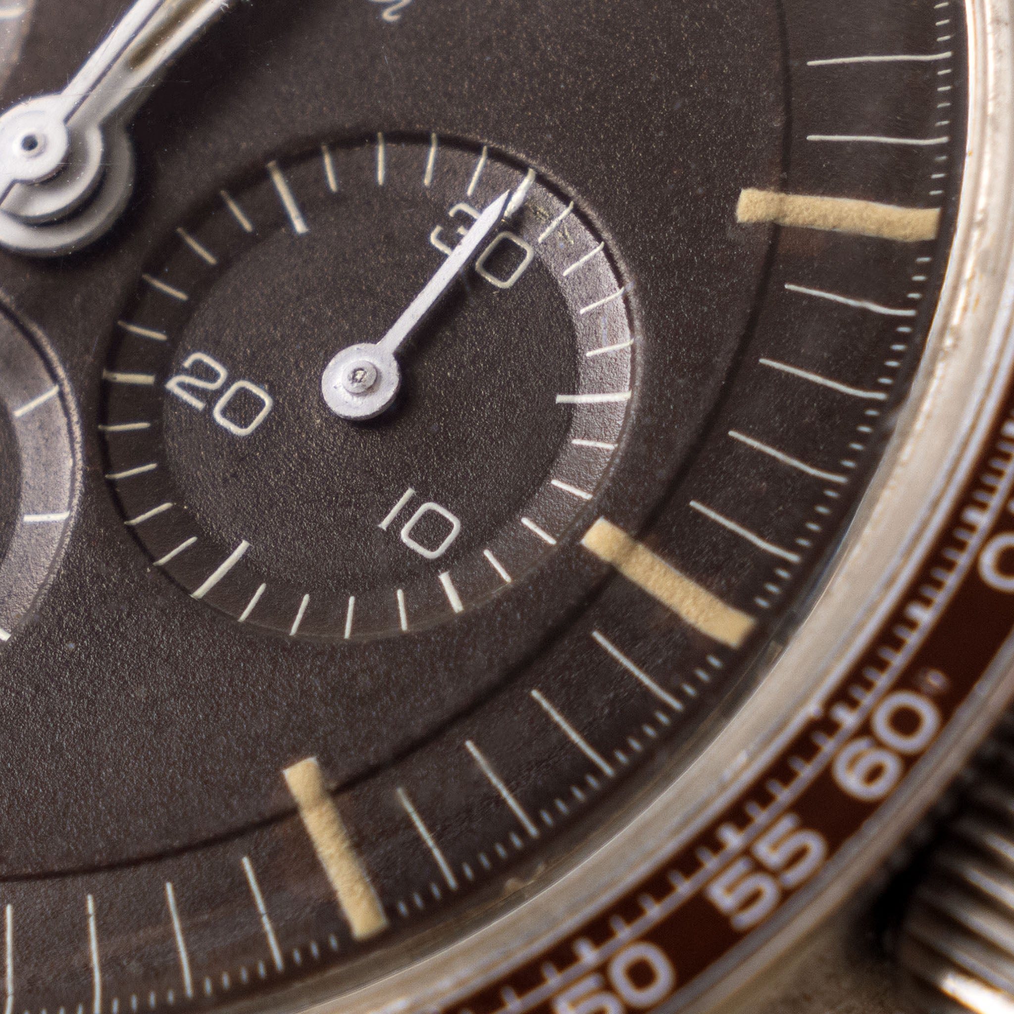 Omega Speedmaster 105.003 Ed White Tropical Brown Dial Pulsations Bezel with Extract of the Archives