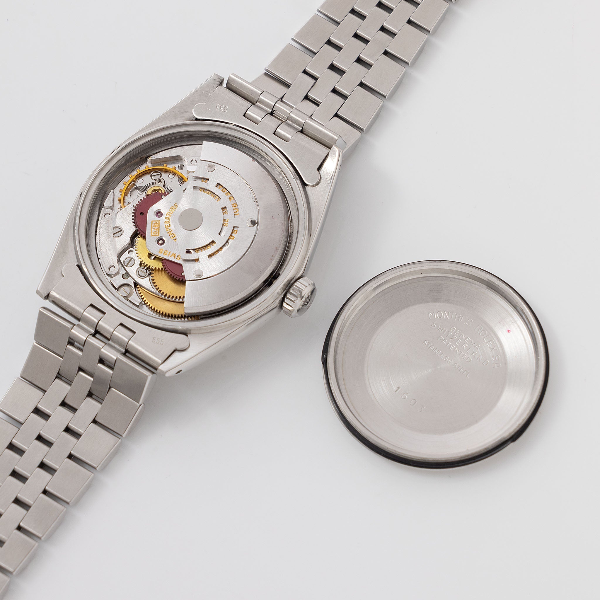 Rolex Datejust 1601 Tiffany & Co signed Silver Sigma Dial