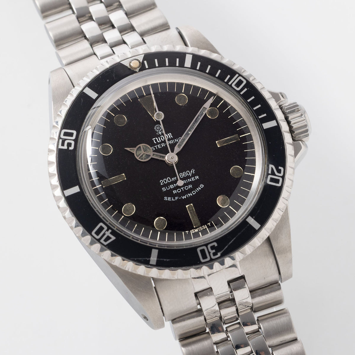 Tudor Submariner 7928 MK7 Dial Black-Out Lume