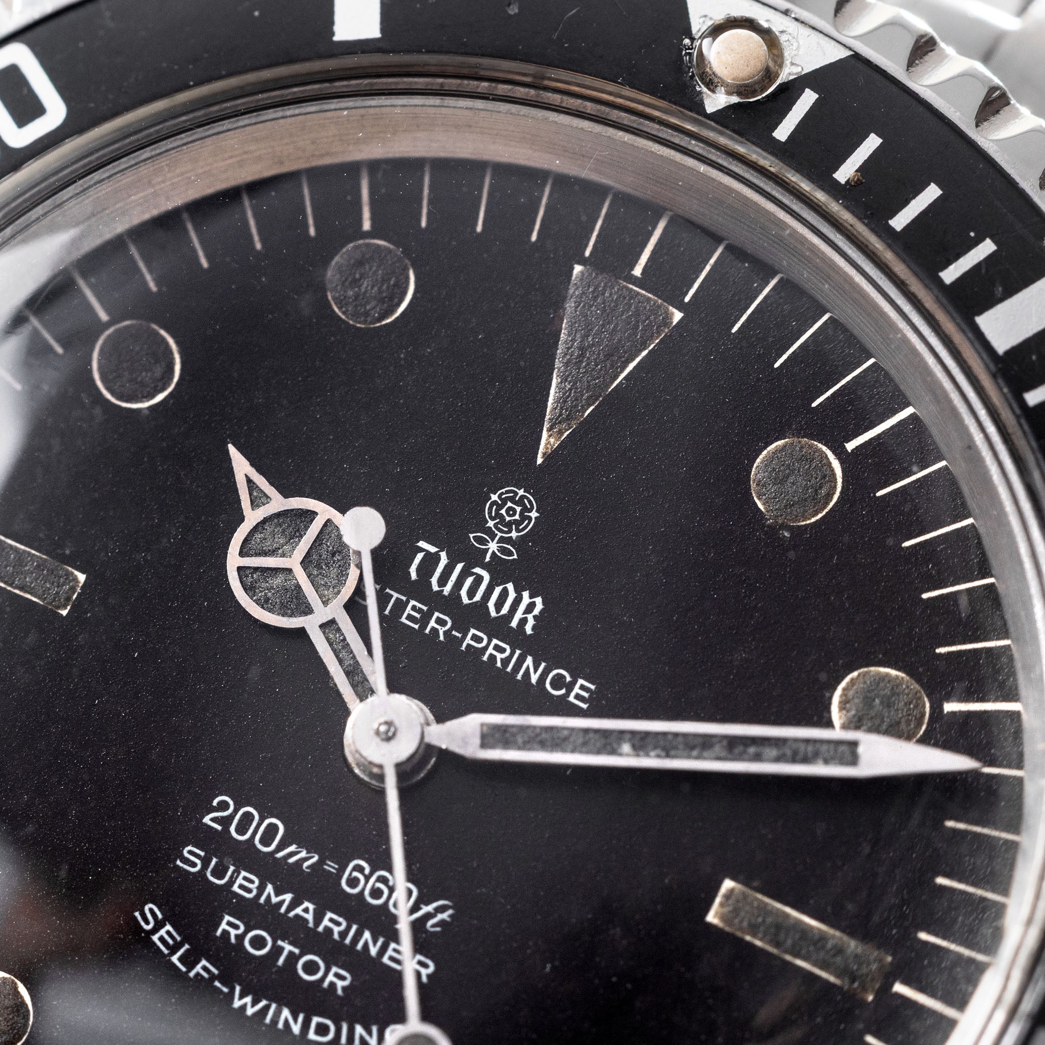 Tudor Submariner 7928 MK7 Dial Black-Out Lume