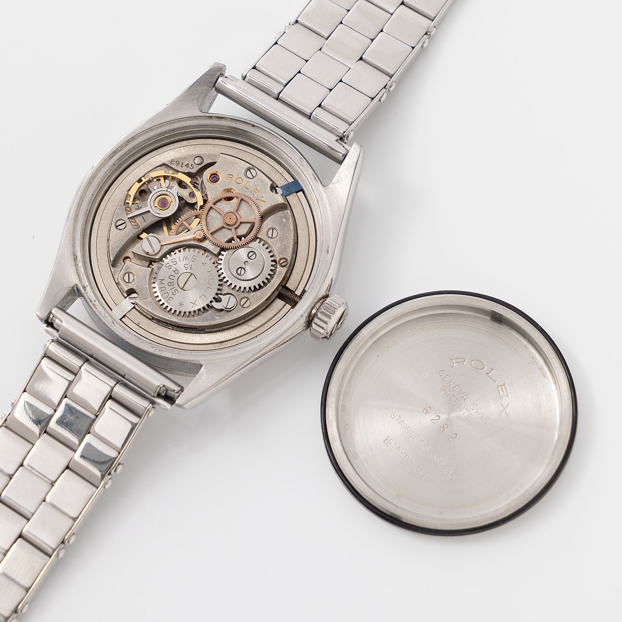 Rolex Oyster 6282 Cream Boiler Gauge Swiss Only Dial