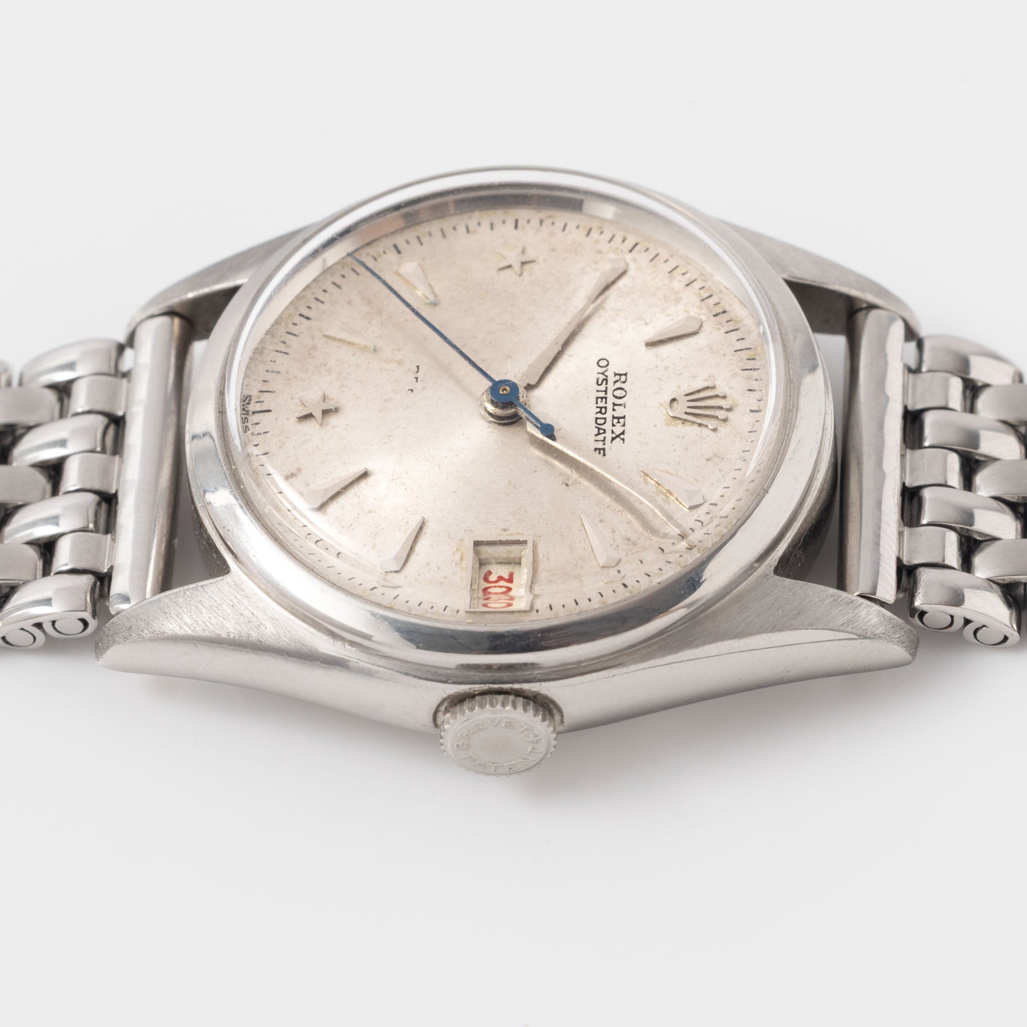 Rolex Oysterdate Precision  Silver Star "Stelline " dial ref 6066