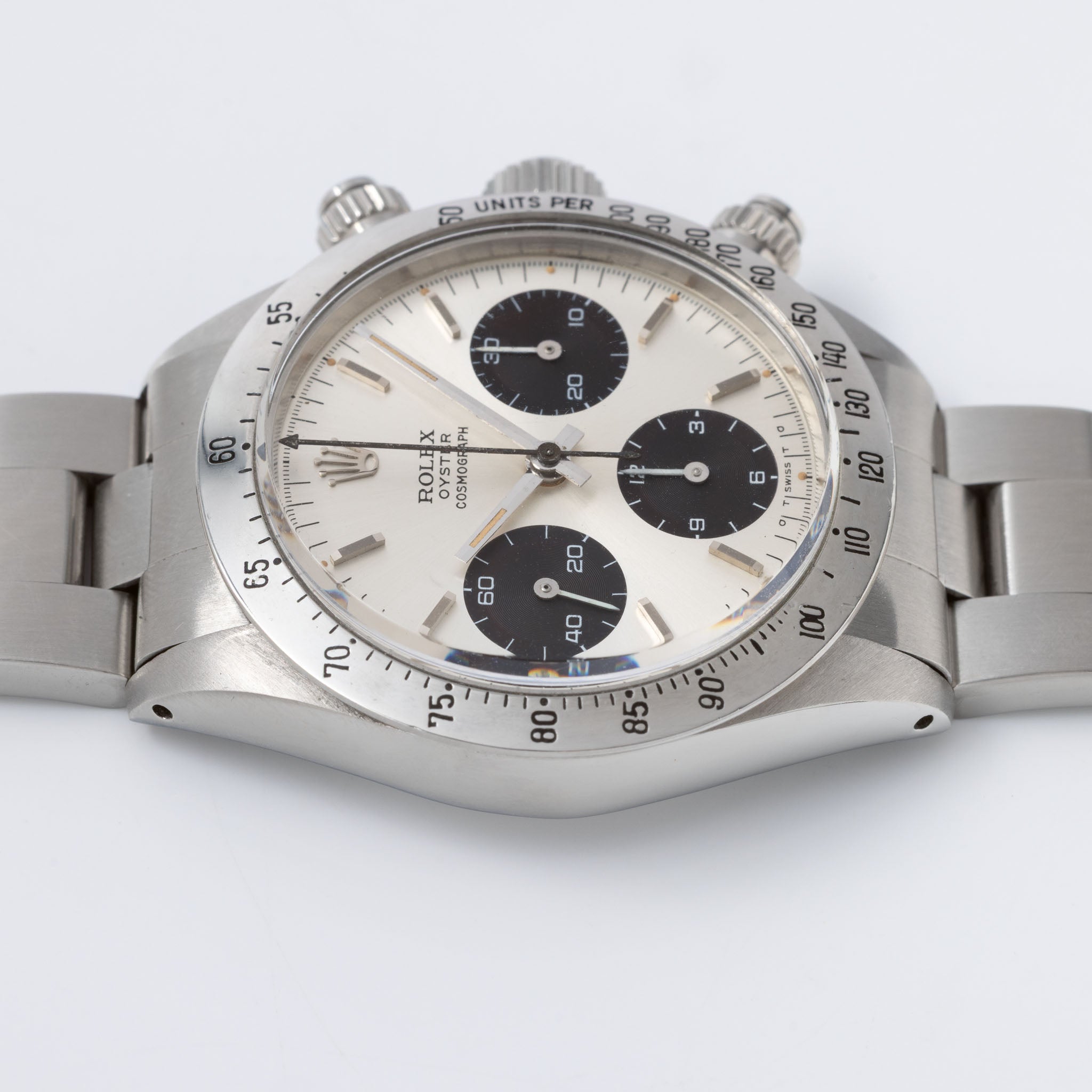 s*e様 ROLEX COSMOGRAPH 掛時計 ホワイト Rolex Cosmograph Daytona 6265 MK2 Silver Sigma Panda Dial