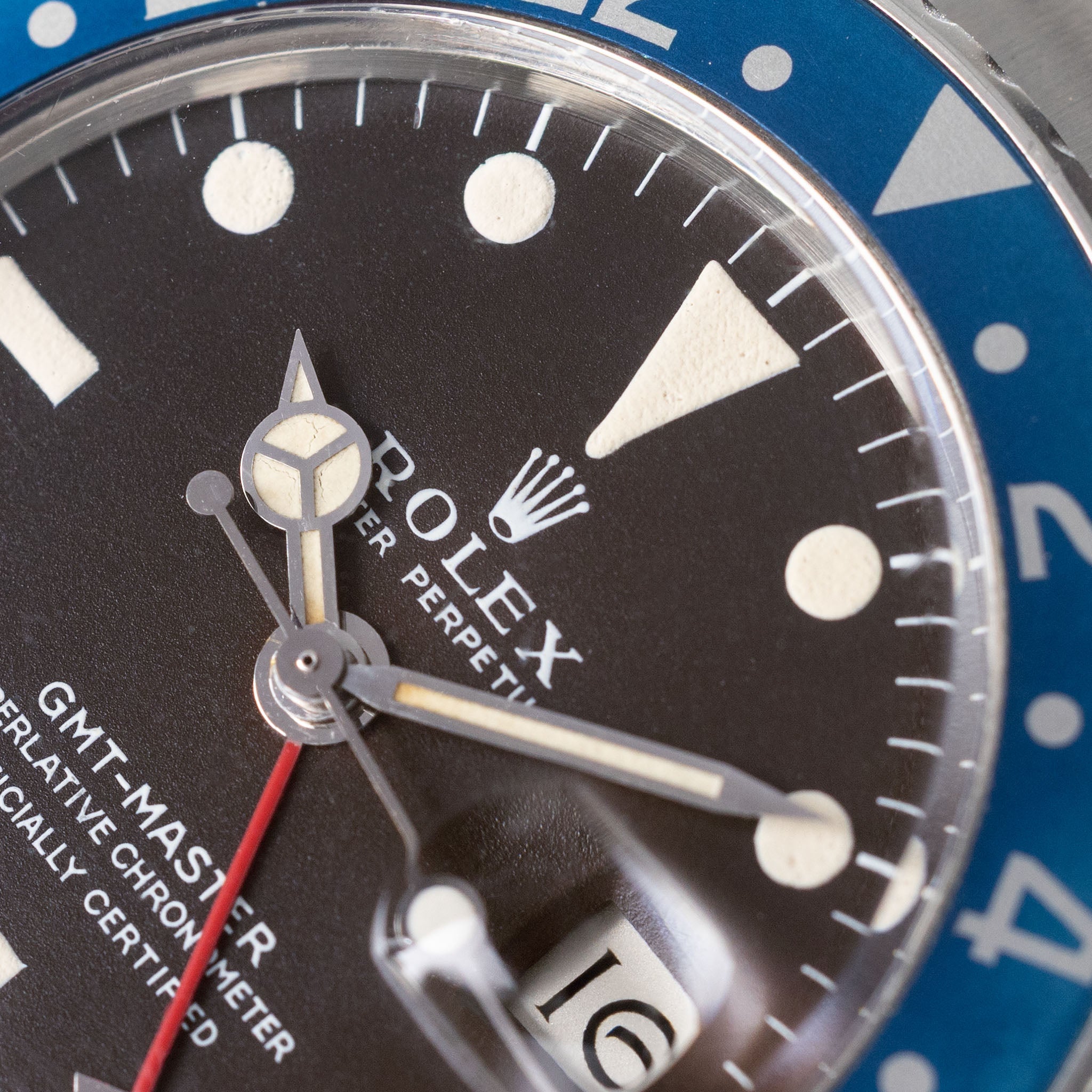 Rolex GMT-Master 1675 MK1 Long-E unique Tropical Dial