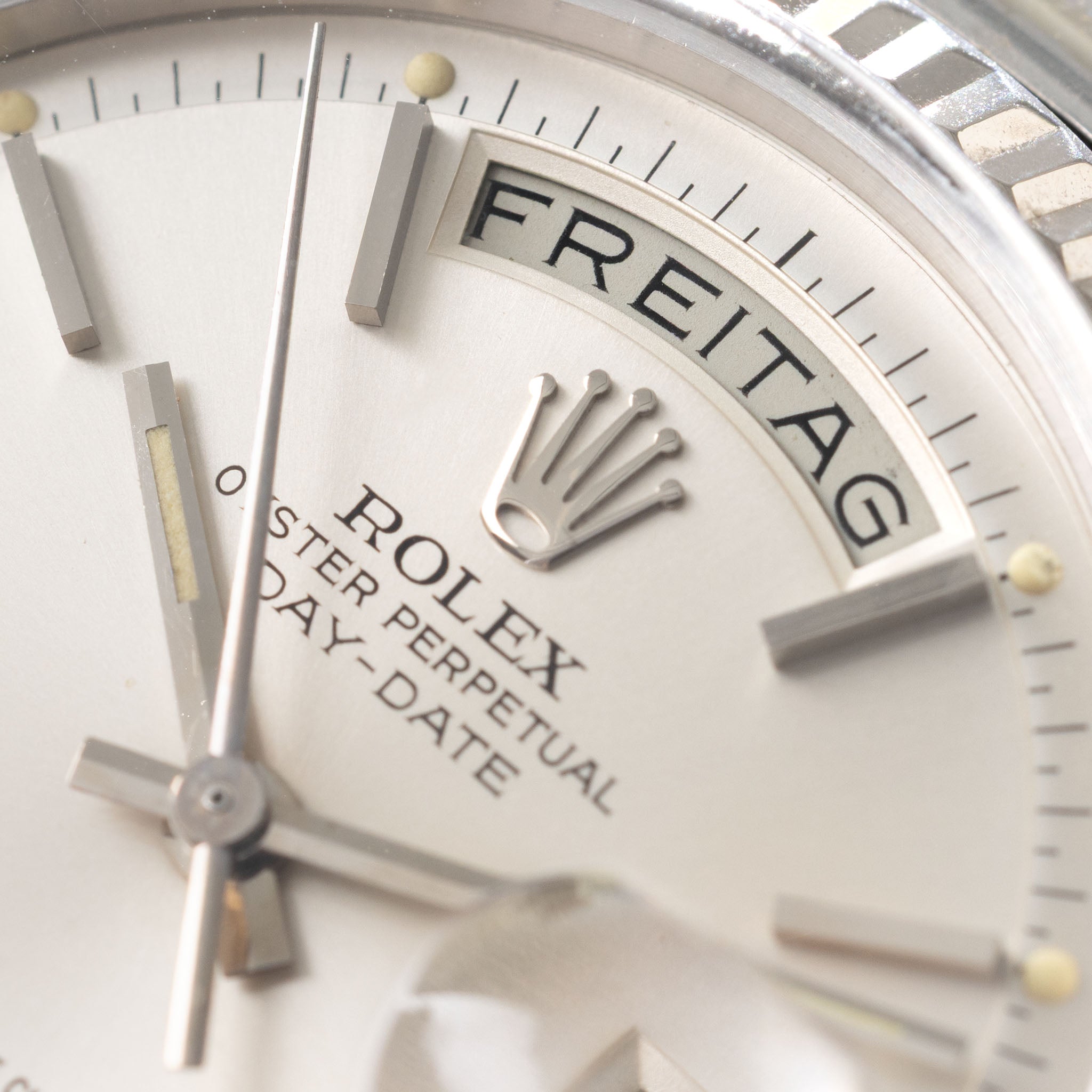 Rolex Day-Date 1803/9 Silver Dial in 18k White Gold