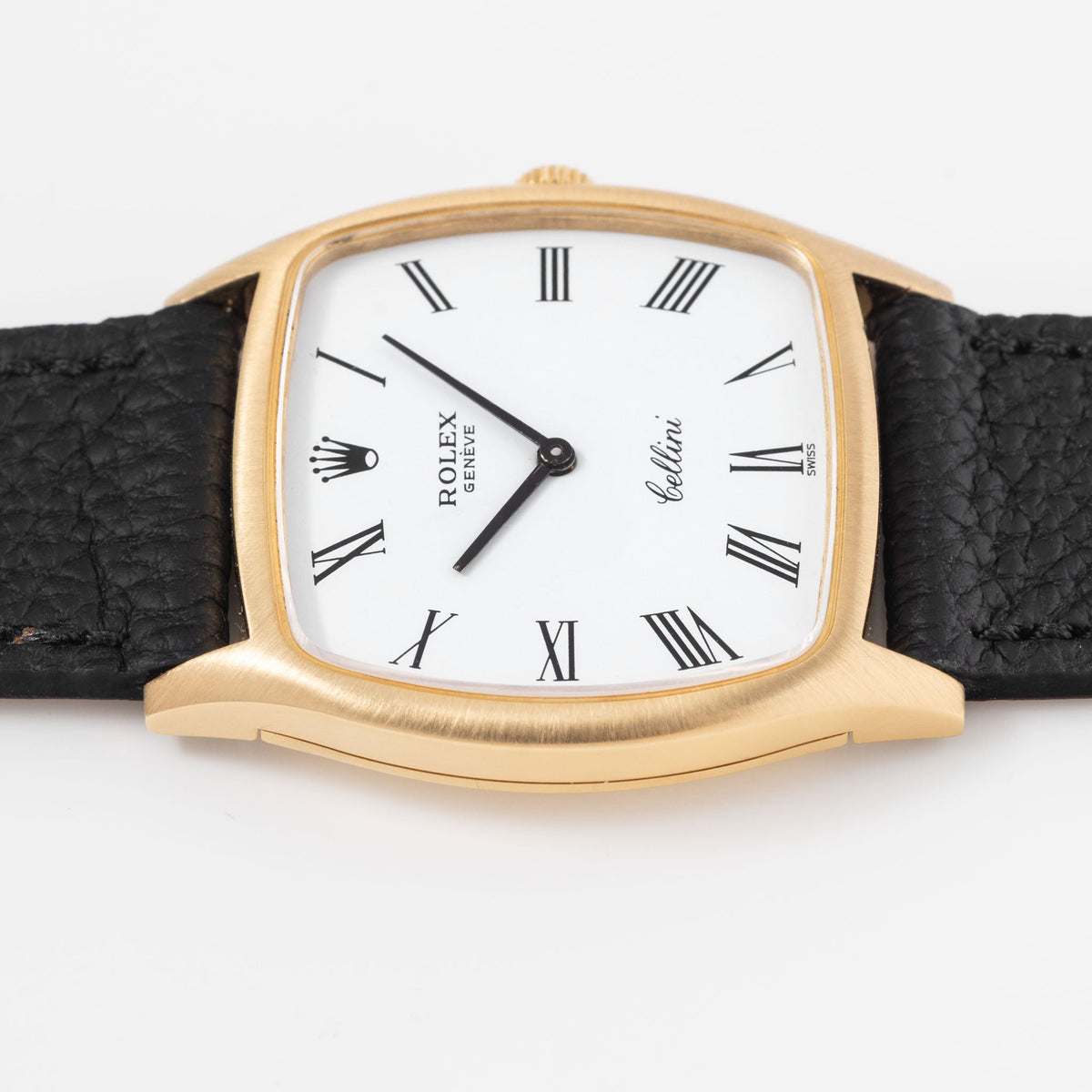 Rolex Cellini Ref. 3805 White Dial with Original Box in 18k Yellow Gold