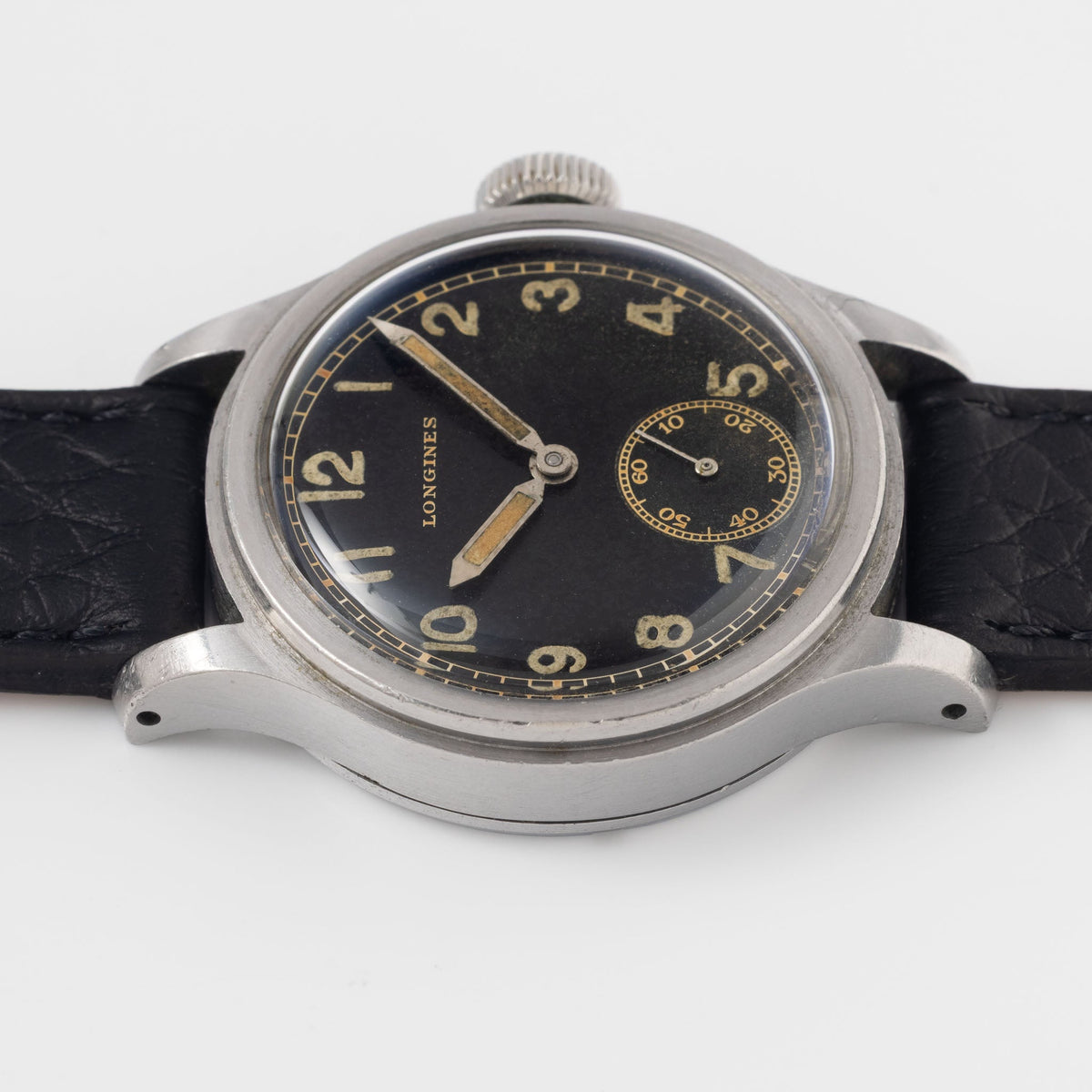 Longines Sei Tache Gilt Dial ref. 5130 with Extract of the Archives “German Army”