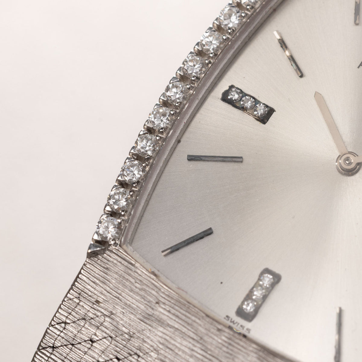 Patek Philippe Gondolo Ref. 3528/4 - Rare Diamond-Set 18K White Gold with Integrated Asprey-Signed Bracelet