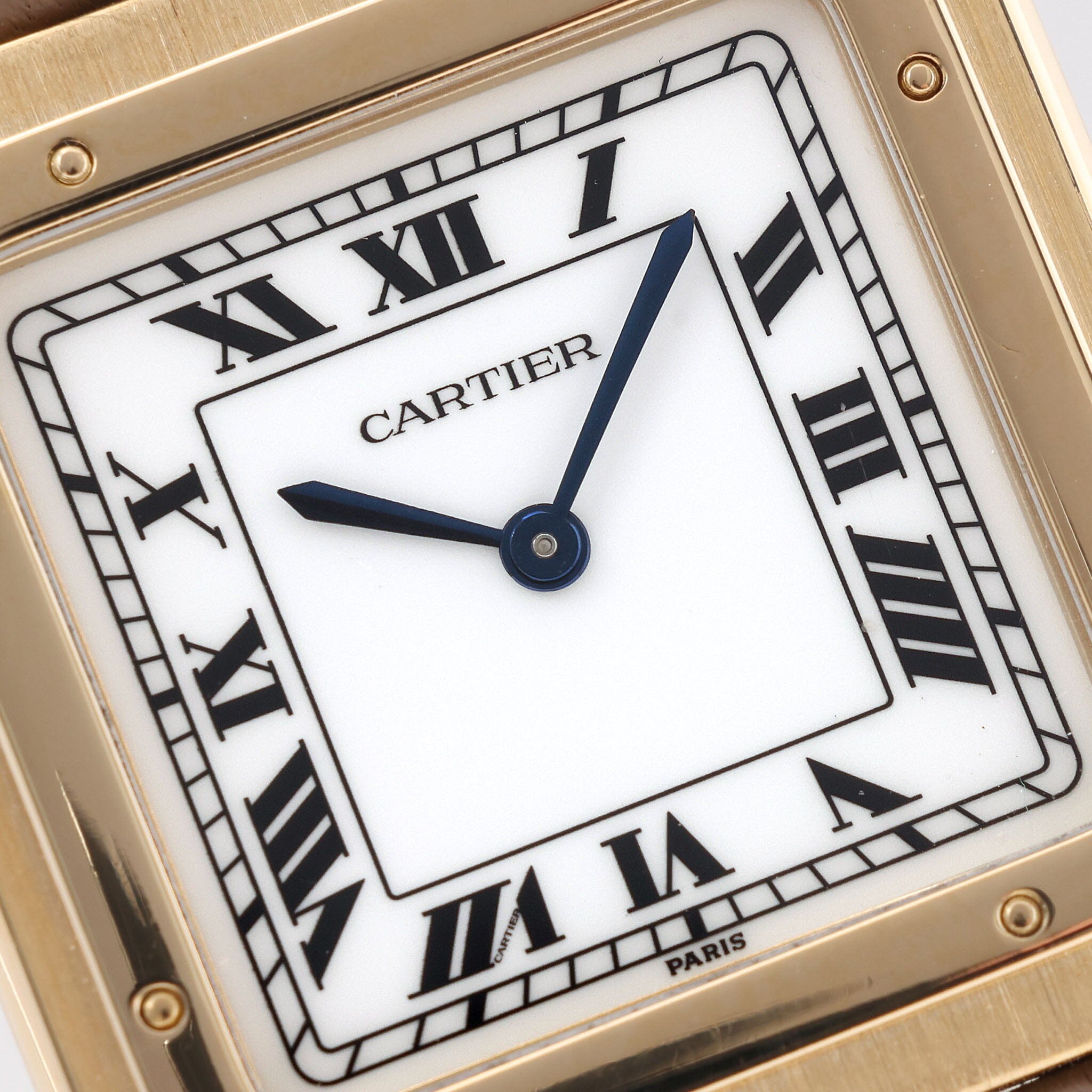 Cartier Santos Dumont Ultra-Thin in 18kt Yellow Gold ref 9605