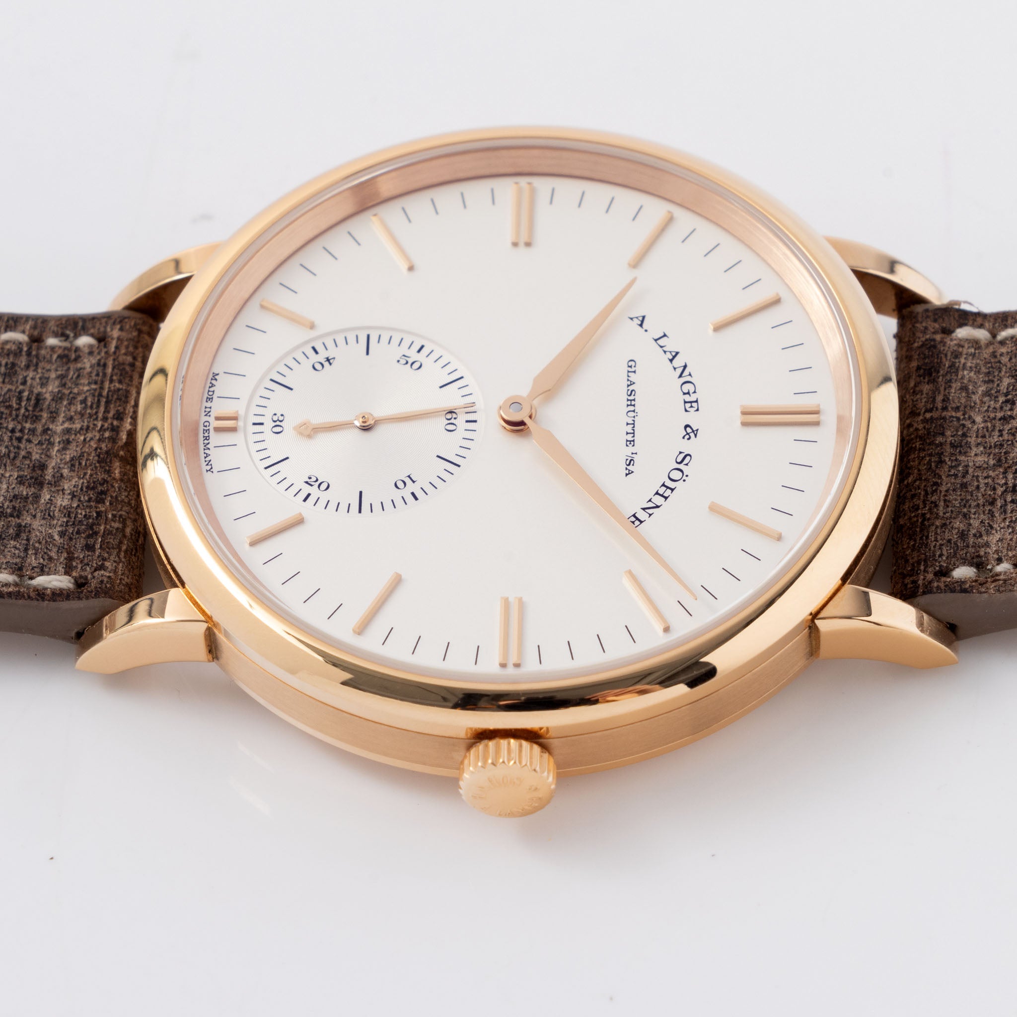 A. Lange & Söhne Saxonia Automatic 380.033 18k Rose gold full set