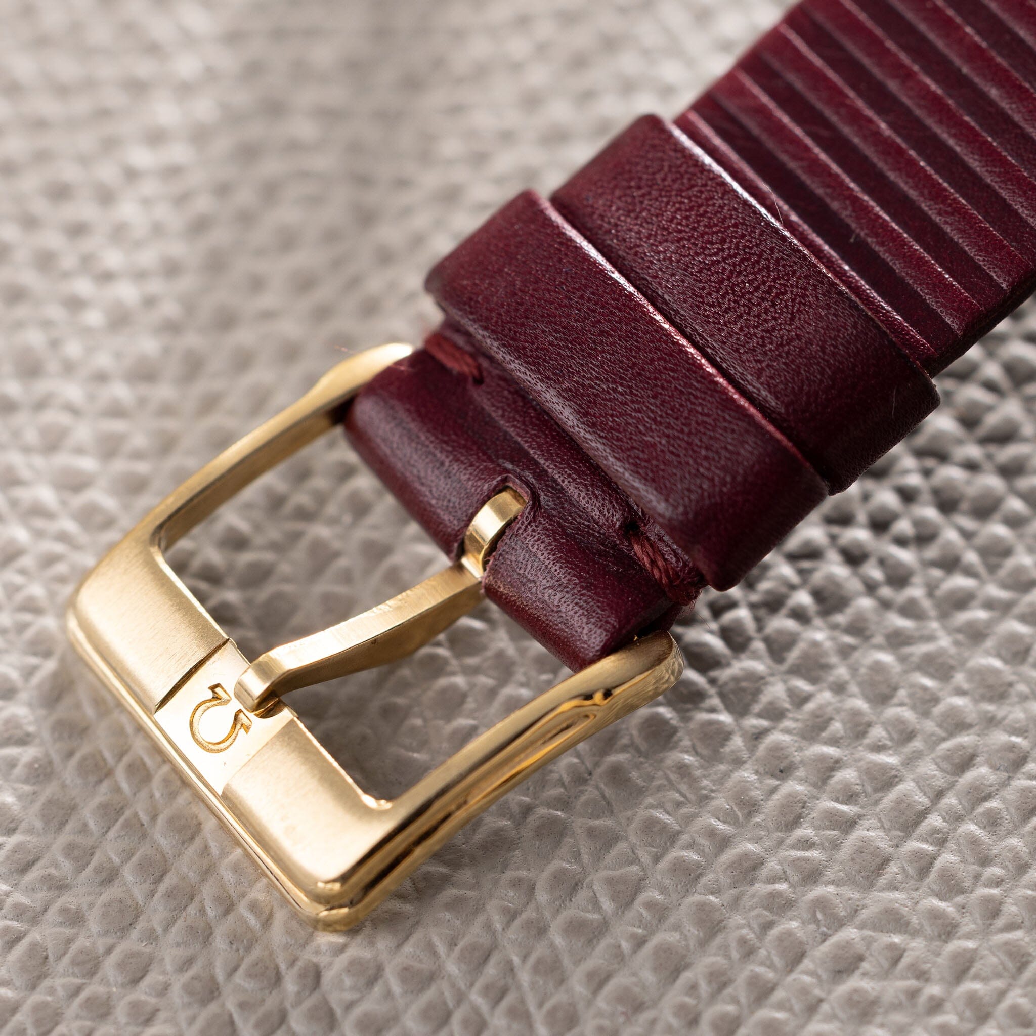 Omega Constellation Burgundy Ceramic and 18k Gold Case