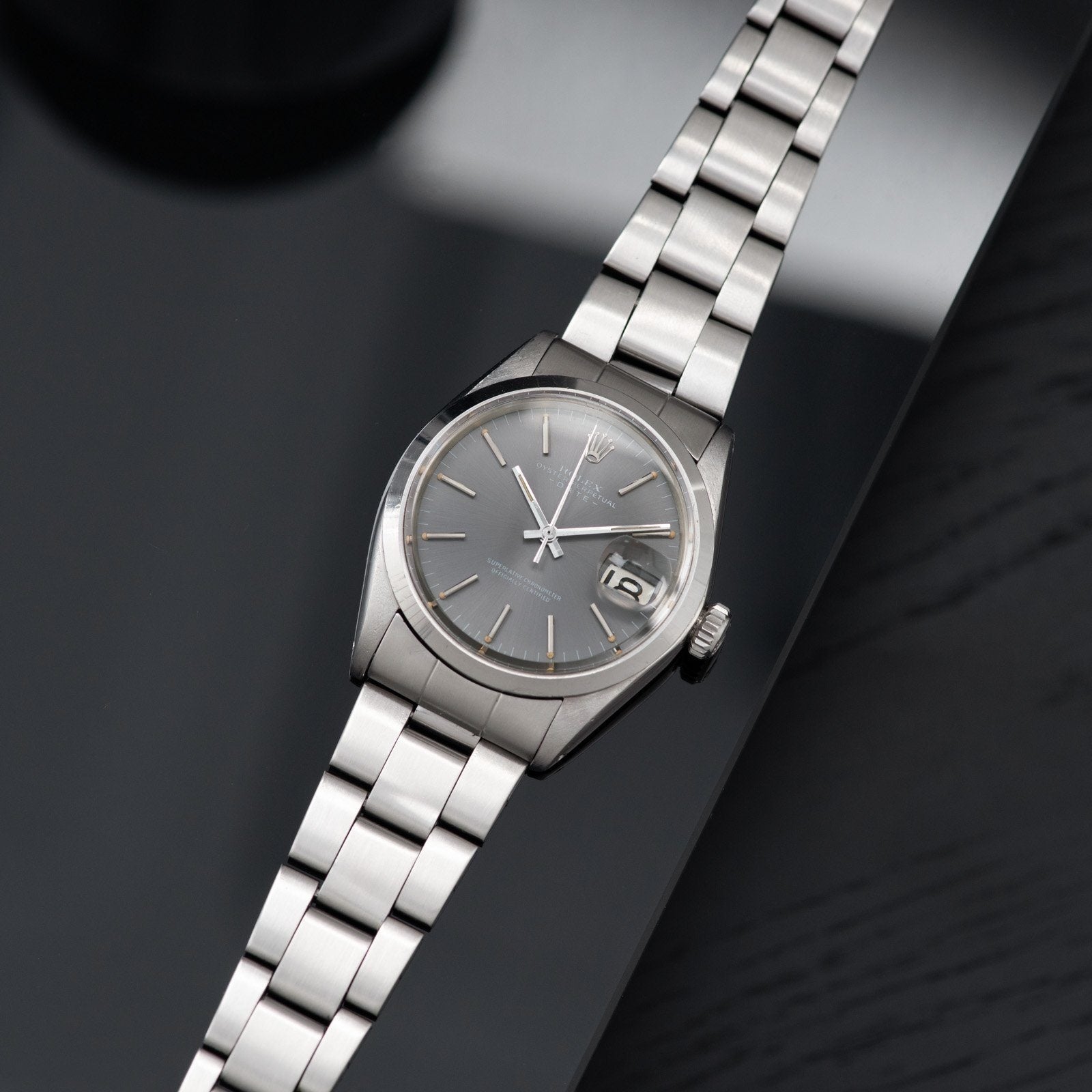 Rolex Date Reference 1500 Grey Sigma Dial