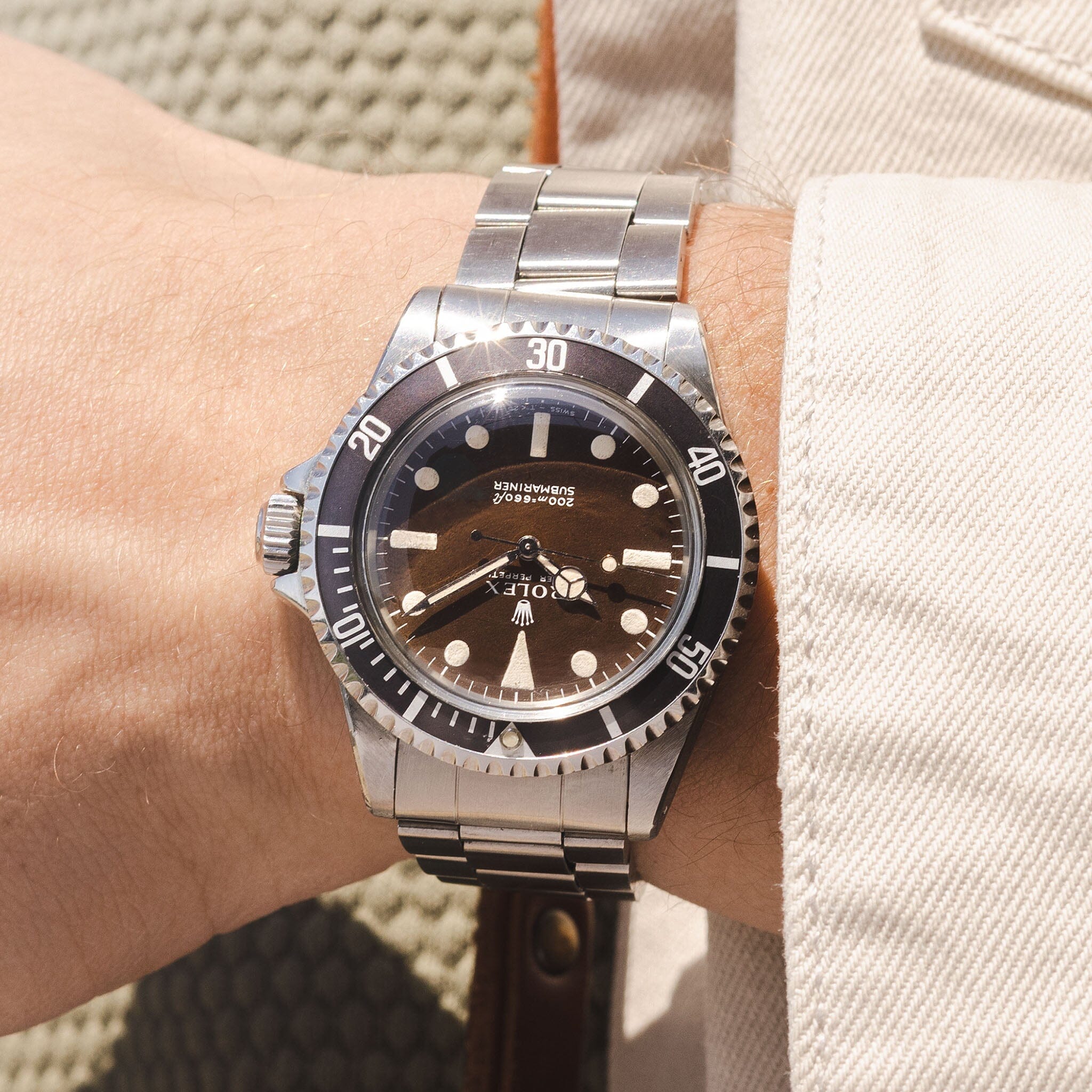 Rolex Submariner 5513 Meters first Tropical dial