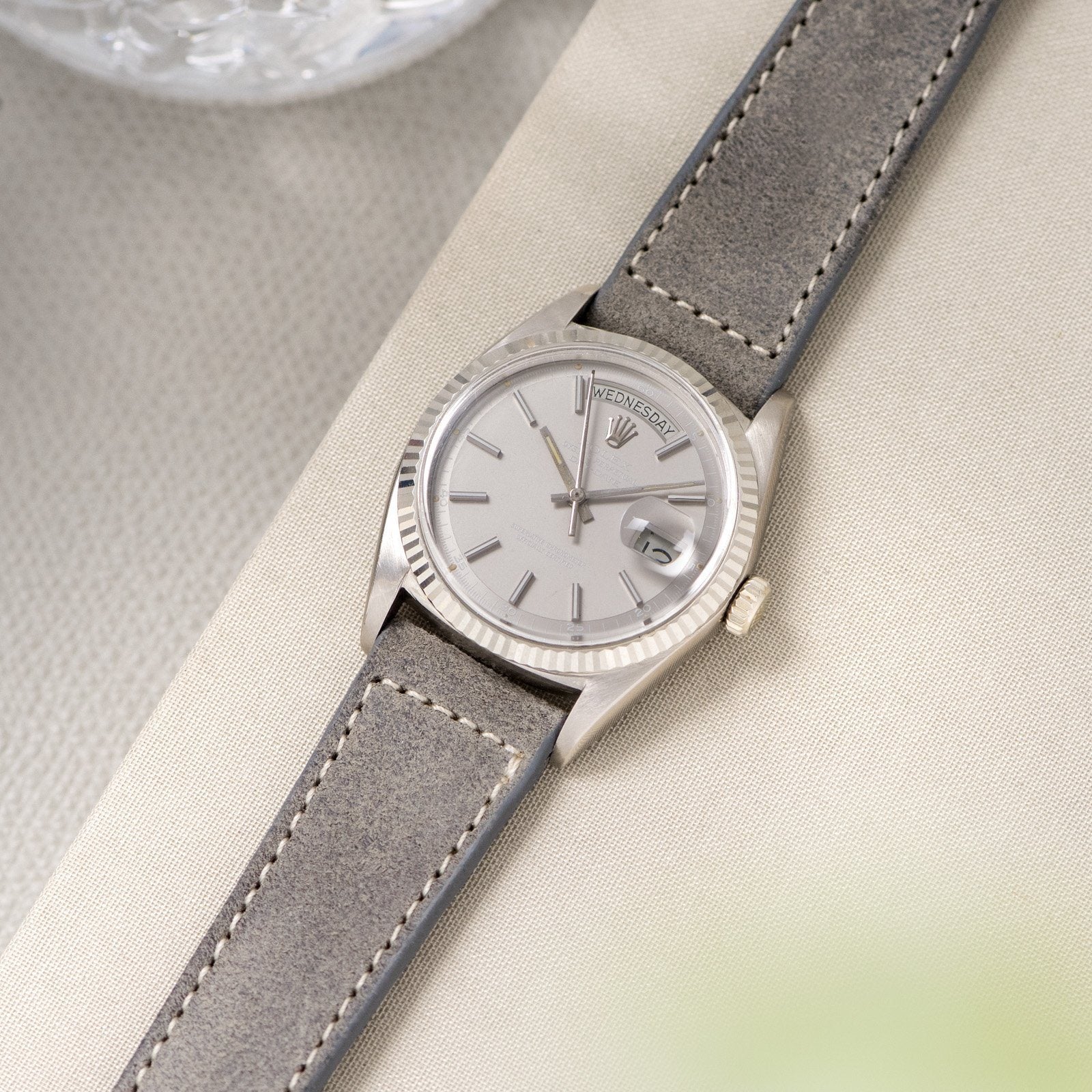 Rolex Day White Gold Ghost Dial 1803