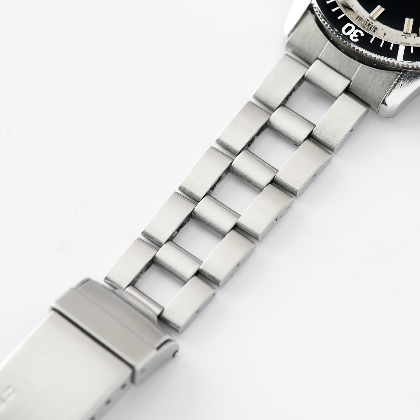 Zenith Diver Black Dial  ref A3630 on Gay Freres Ladder Bracelet